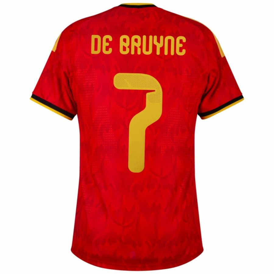 Belgium Home De Bruyne 7 Fan Jersey Shirt 2026 World Cup-mysite Custom Football Kit- Nextkits
