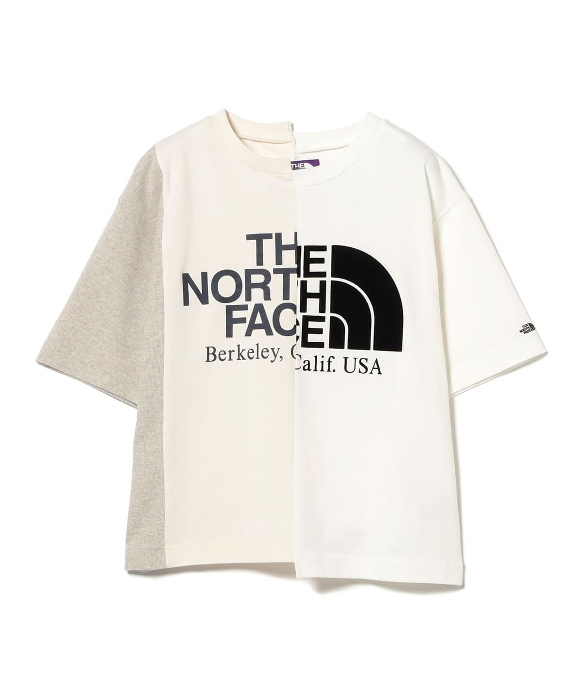 BEAMS x THE NORTH FACE PURPLE LABEL Asymmetric Logo T-shirt 25SS