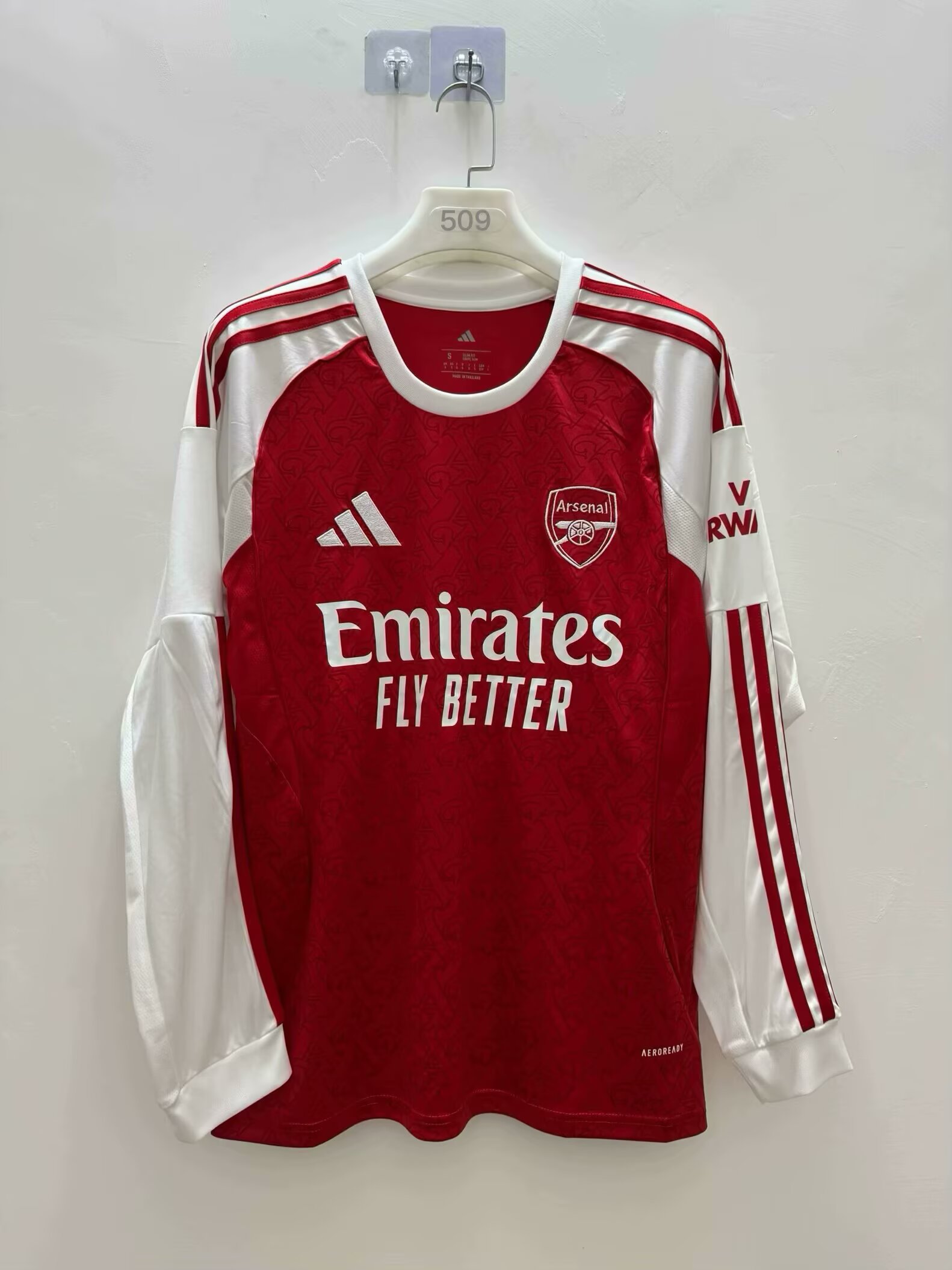 2025/2026 Long Sleeve Arsenal Home Football Shirt 1:1 Thai Quality:football jersey mysite: unitedjerseyfootball 邓江浪:football