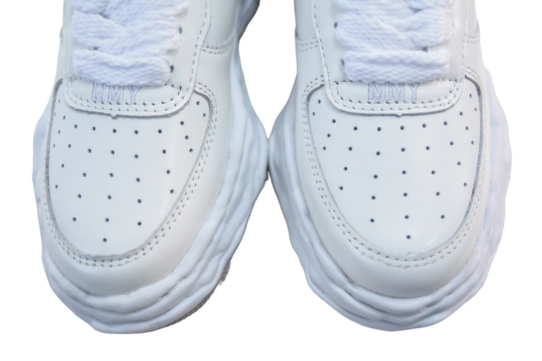 Maison Mihara Yasuhiro Wayne OG Sole Leather Low-top Sneaker White、mysite、Cacoeks