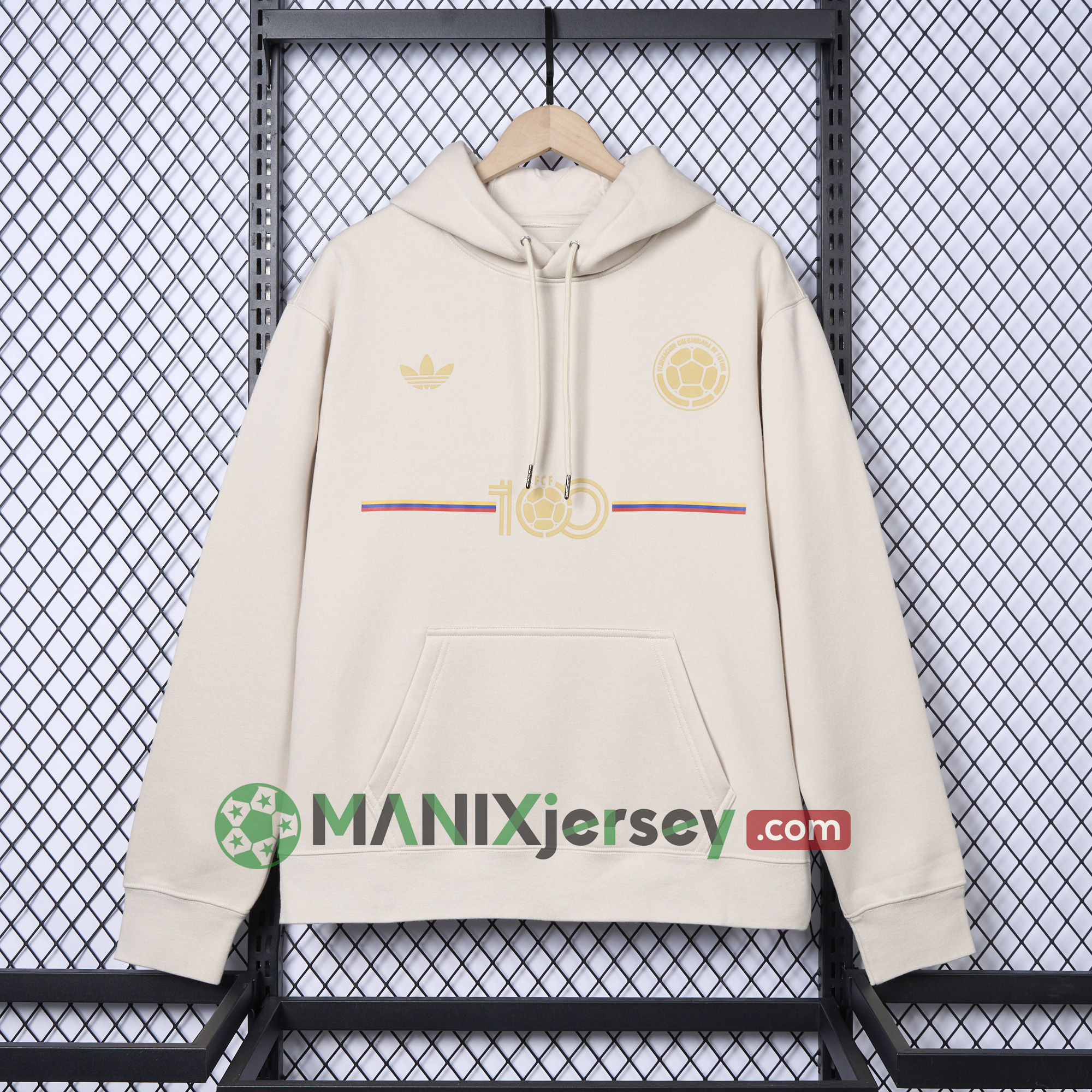 ManixJersey.com | Colombia 2024 100th Anniversary hoodies -Customize Name, Number and Patch | Worldwide Shipping