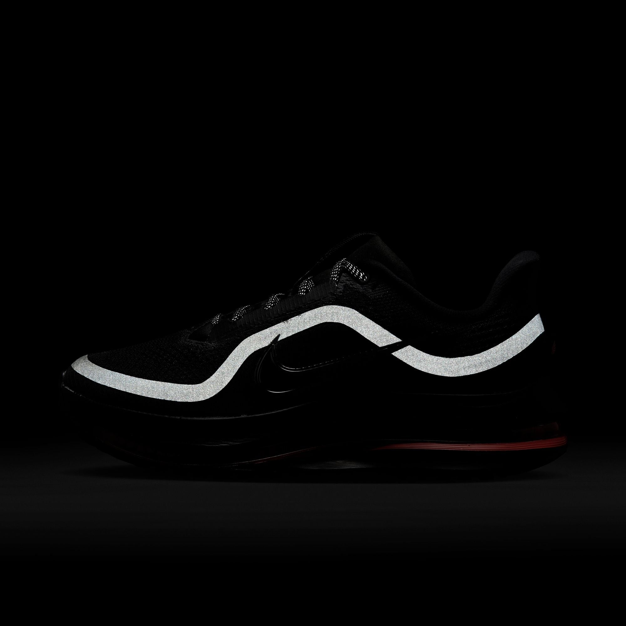 Pegasus Premium Sneaker in Black/Metallic Silver/Bright Crimson