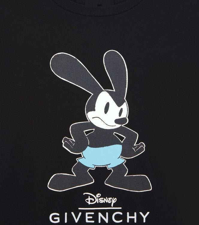 Givenchy x Disney Oswald The Lucky Rabbit Tee Black Slim Fit、mysite、Cacoeks