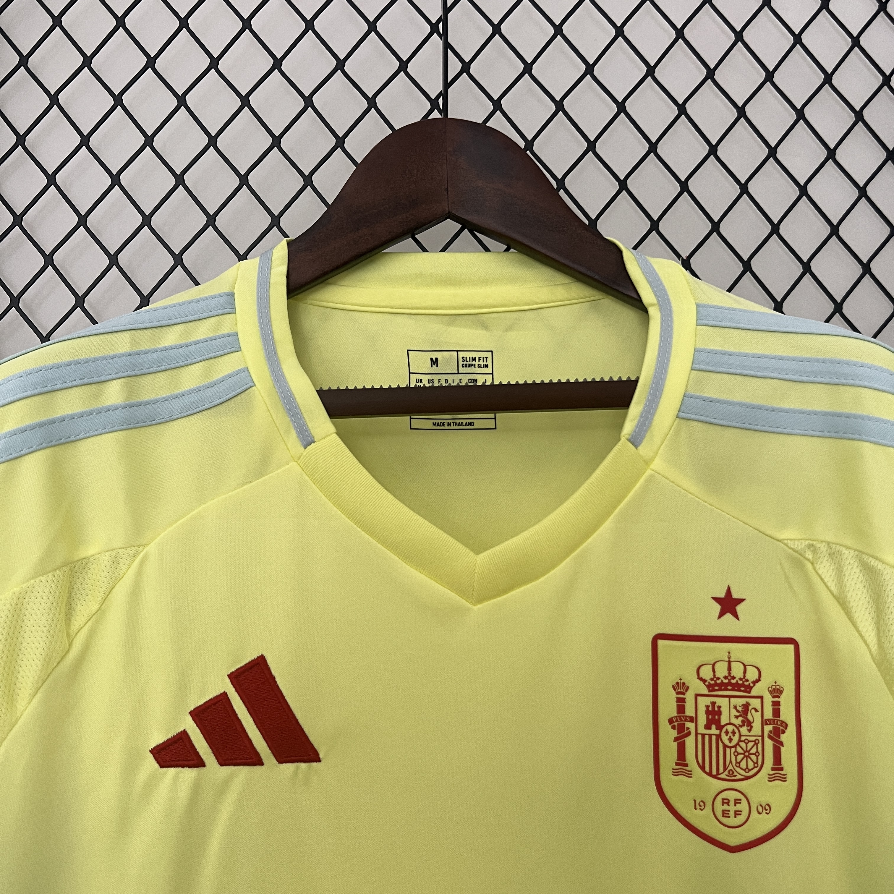 ManixJersey.com | Spain 2024 Away Stadium Jersey - Fans Version -Customize Name, Number and Patch | Worldwide Shipping