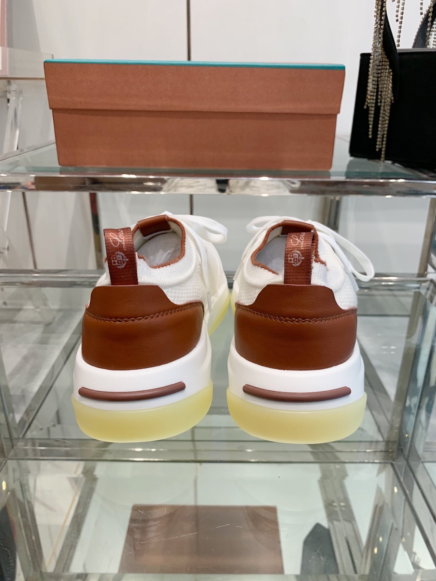 SNEAKER IN WHITE CANVAS MIX SUEDE WITH LAMBSKIN、mysite、Cacoeks