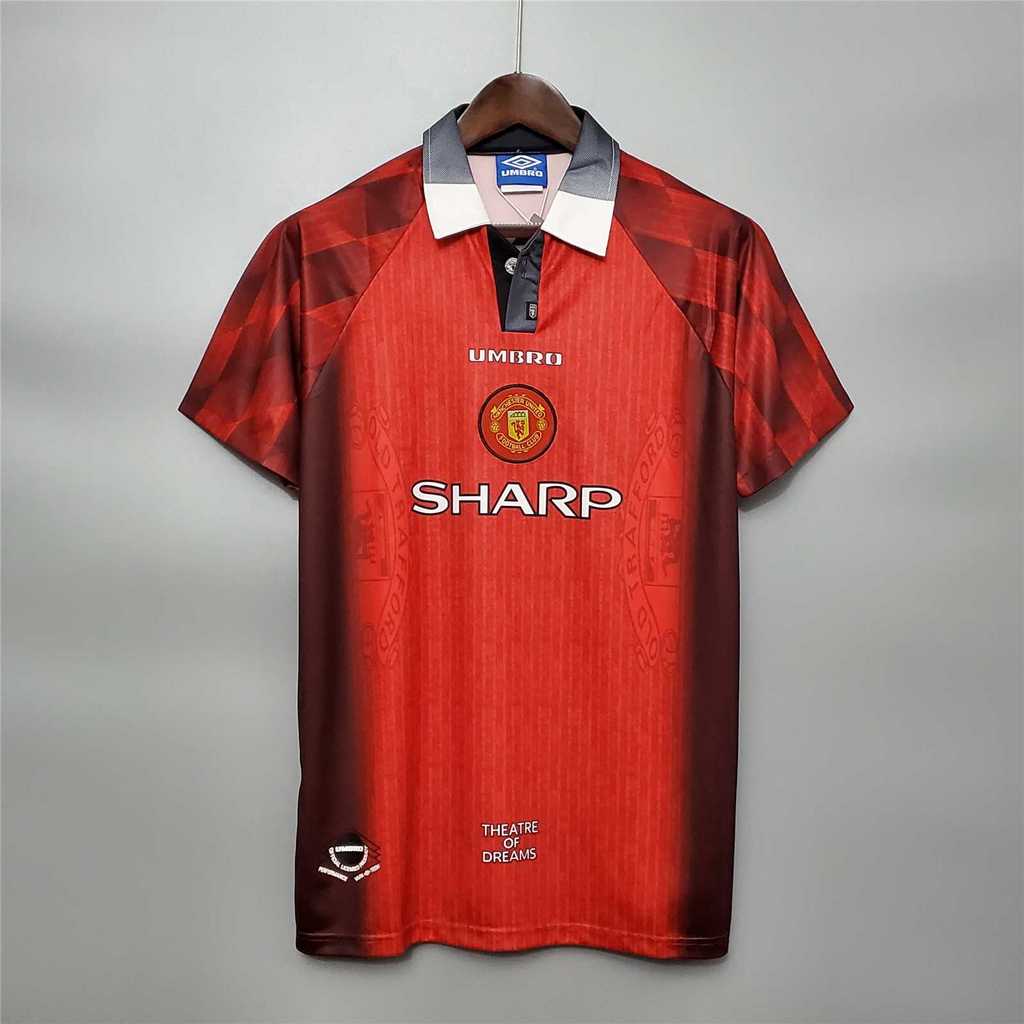 Higojerseys-Retro Manchester United 96-97 Home Jersey