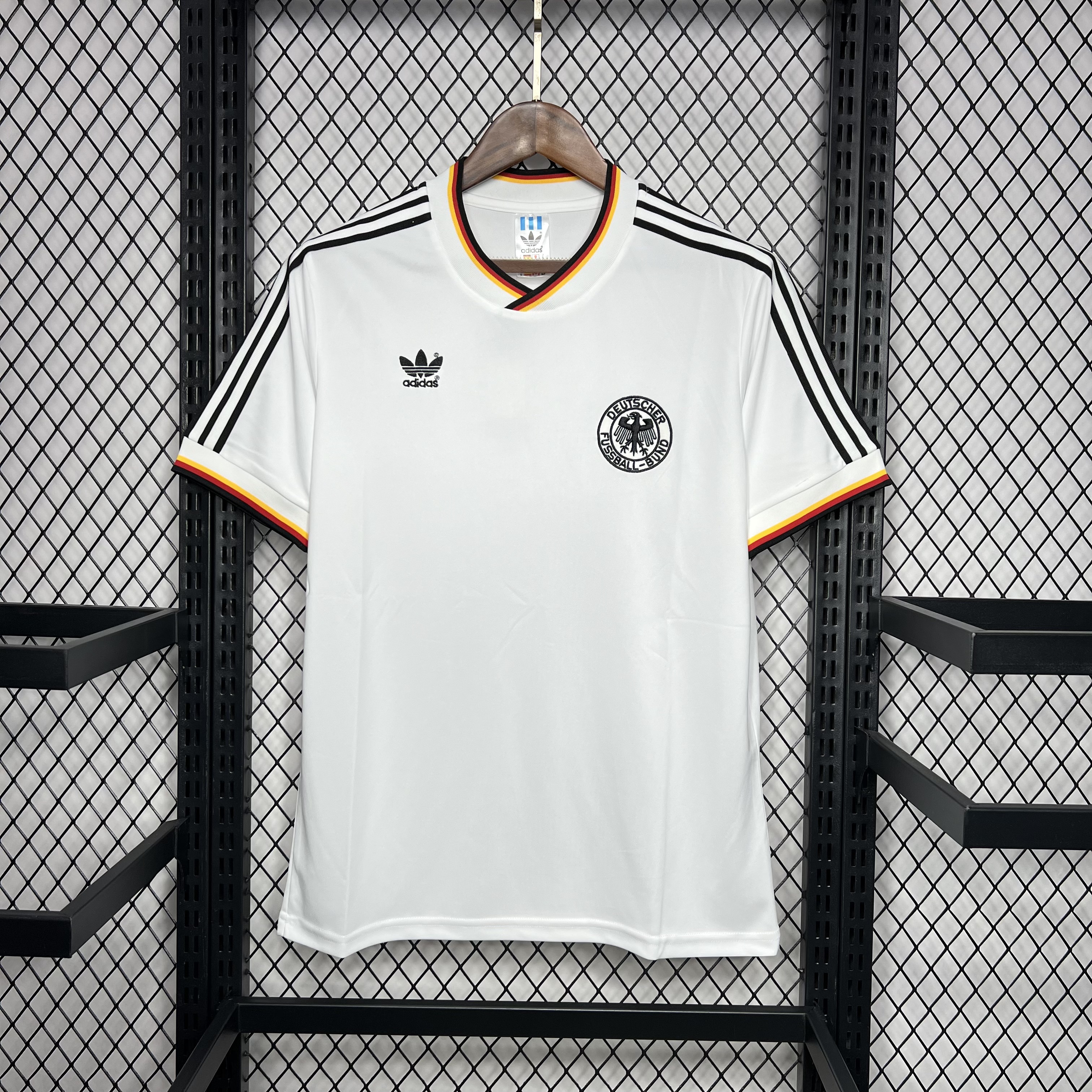 ManixJersey.com | Retro Germany 1986 Home Jersey -Customize Name, Number and Patch | Worldwide Shipping