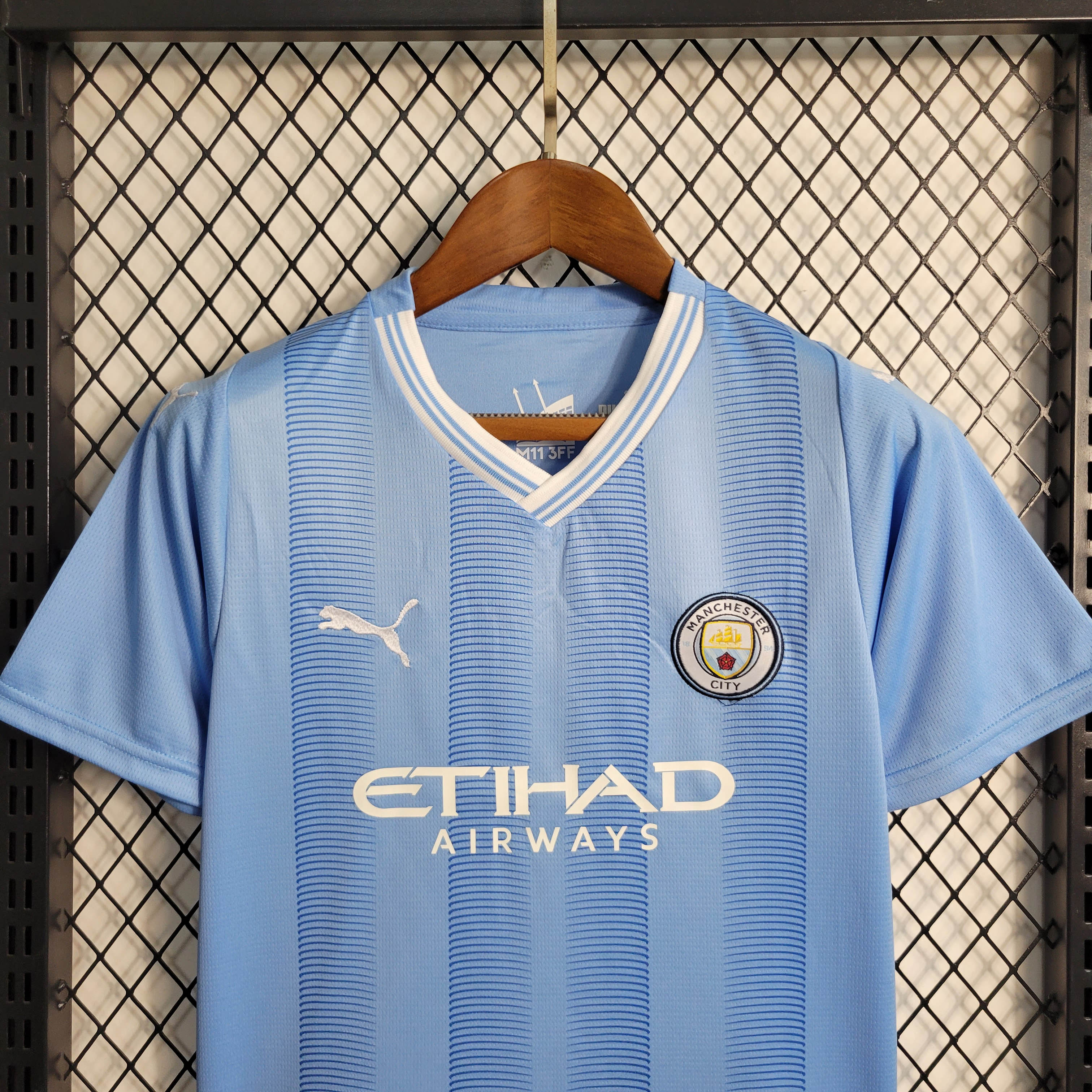 2023/2024 Manchester City Home Football Shirt 1:1 Thai Quality Kids Size:football jersey mysite: unitedjerseyfootball 邓江浪:football