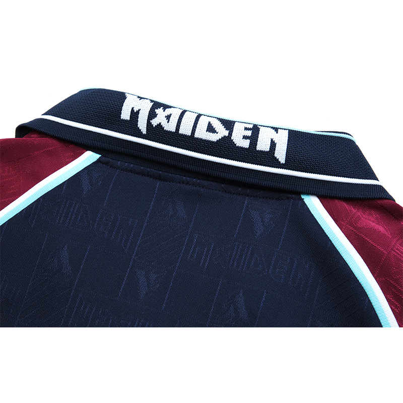 JerseysGala.com | Retro Iron Maiden x West Ham 1999-01 Home Stadium Jersey -Customize Name, Number and Patch | Worldwide Shipping