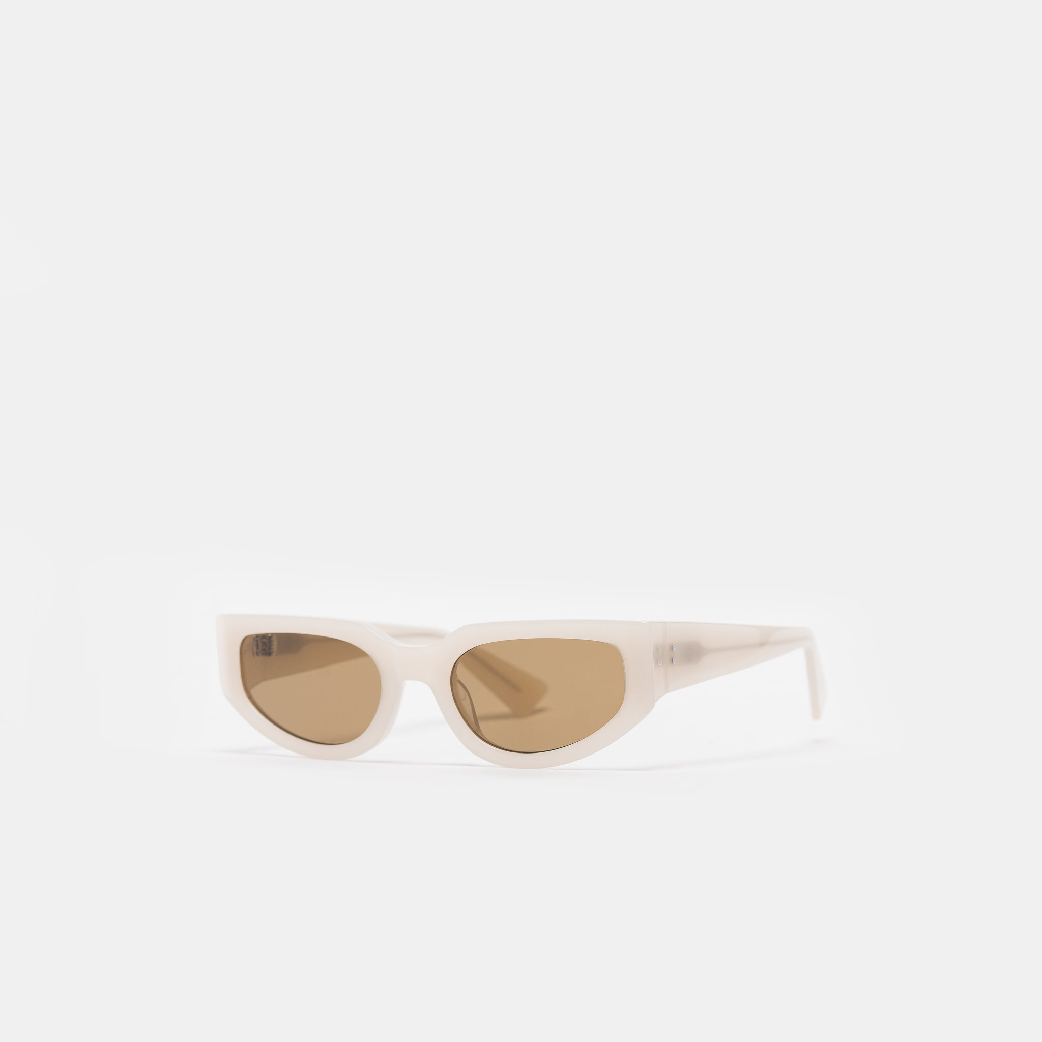 Outsider Sunglasses in Ivory/Brown