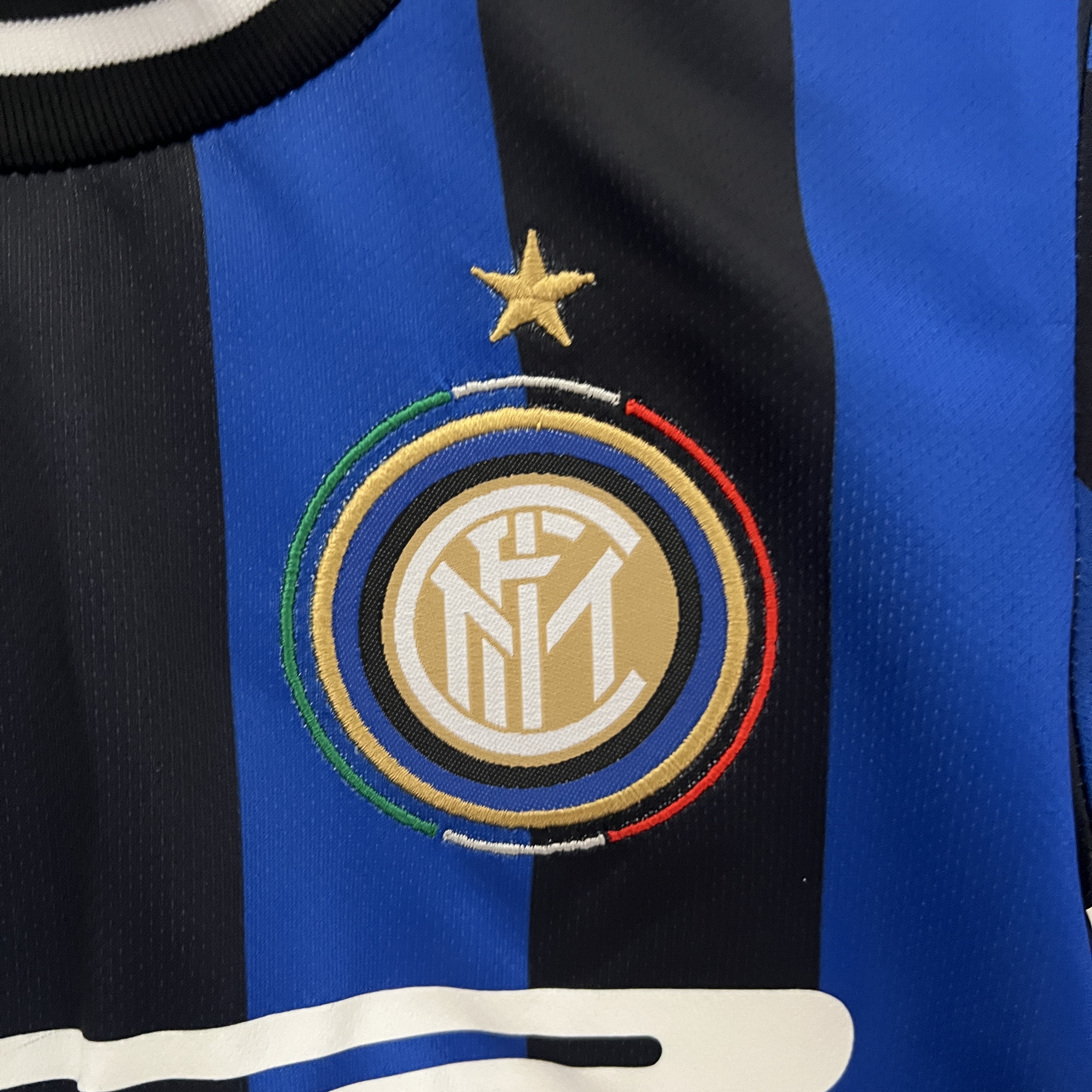 GlobeJersey-Retro Inter Milan 09-10 Home Stadium Kids Kit