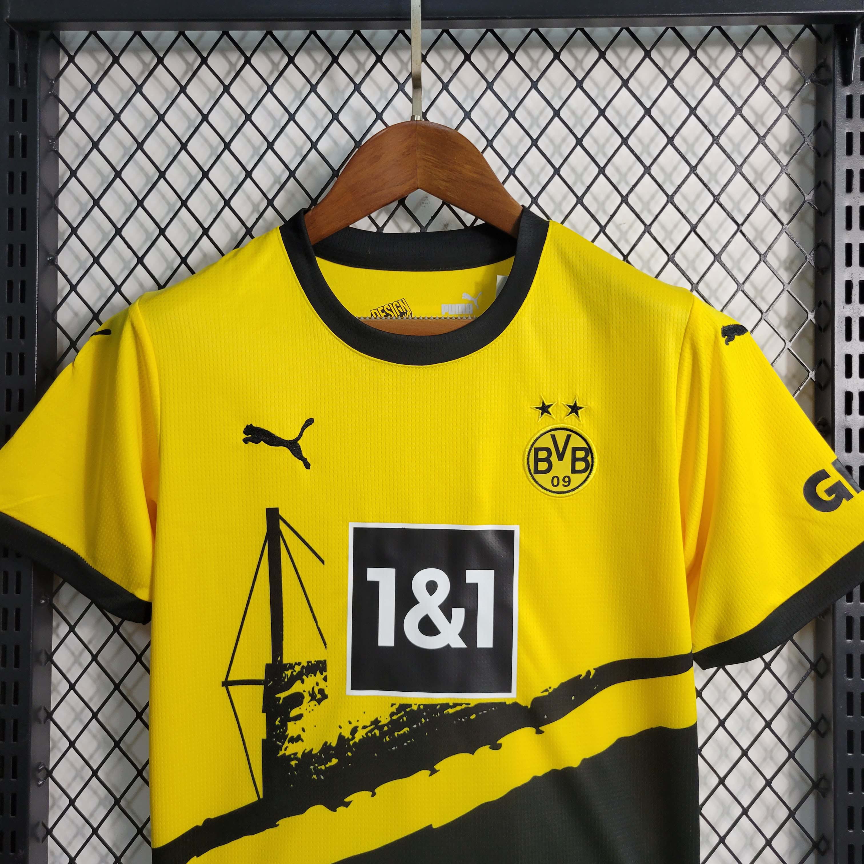 2023/2024 Dortmund Home Football Shirt Kids Size:football jersey mysite: unitedjerseyfootball 邓江浪:football