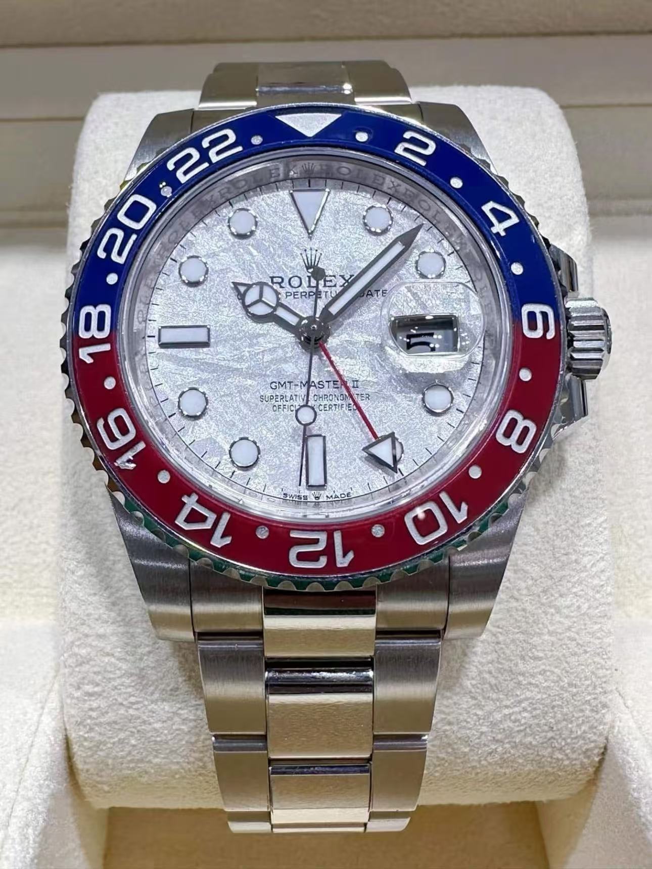 Rolex GMT Master II Pepsi SuperClone Swiss Replica Watch RefM126719BLRO 3285 Swiss Movement