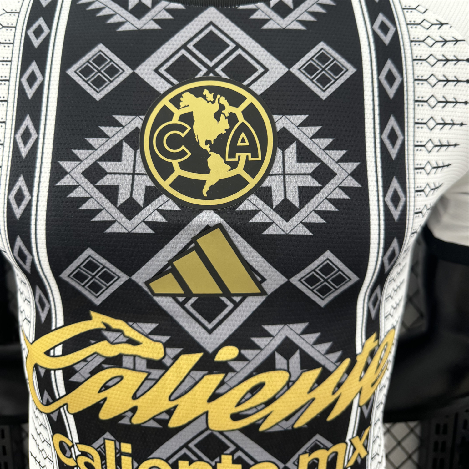 UltraTrikot-Club América 25-26 Black Totem Pattern White Special Jersey - Player Version
