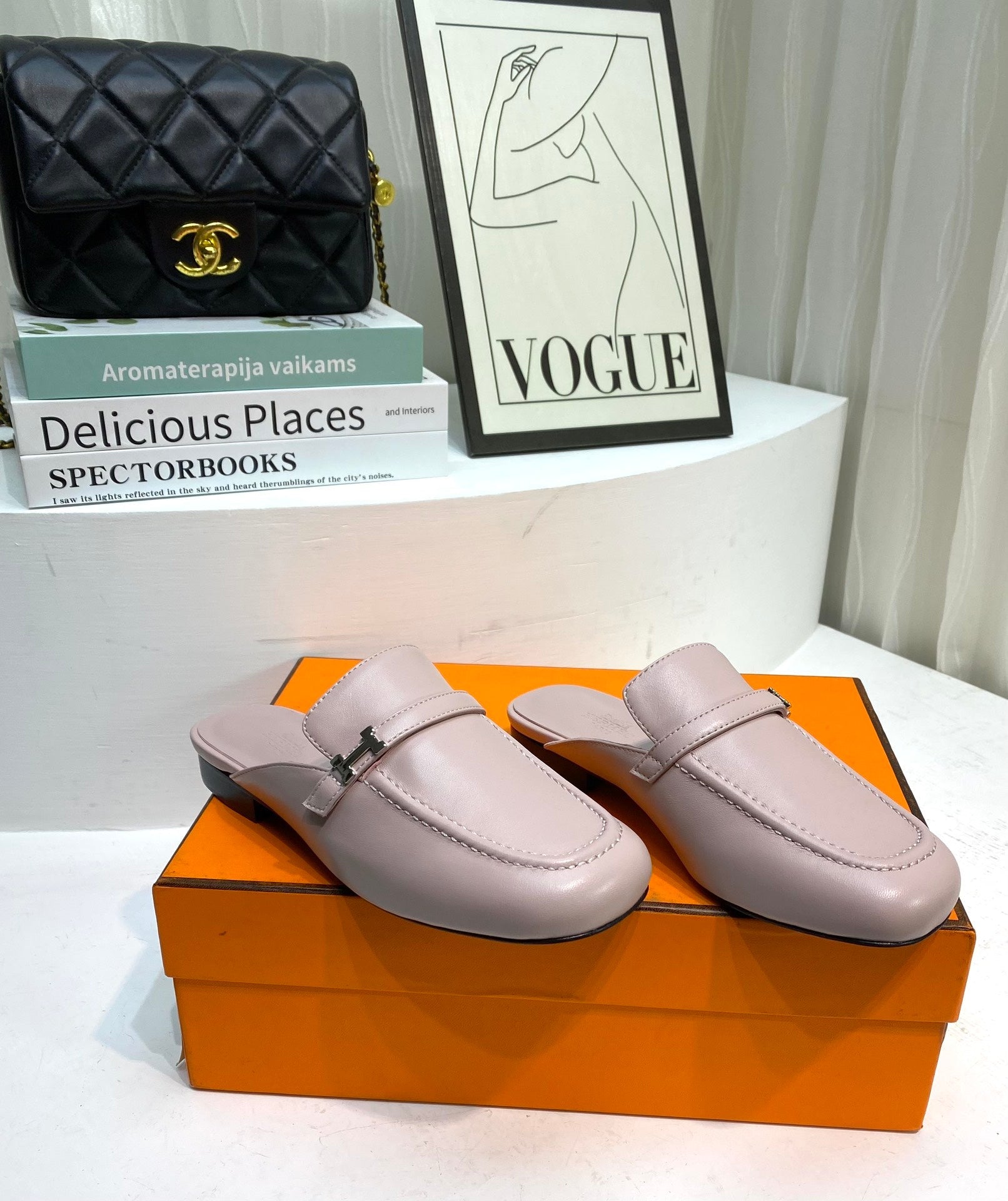 IENA MULE CREPE CALFSKIN、mysite、Cacoeks