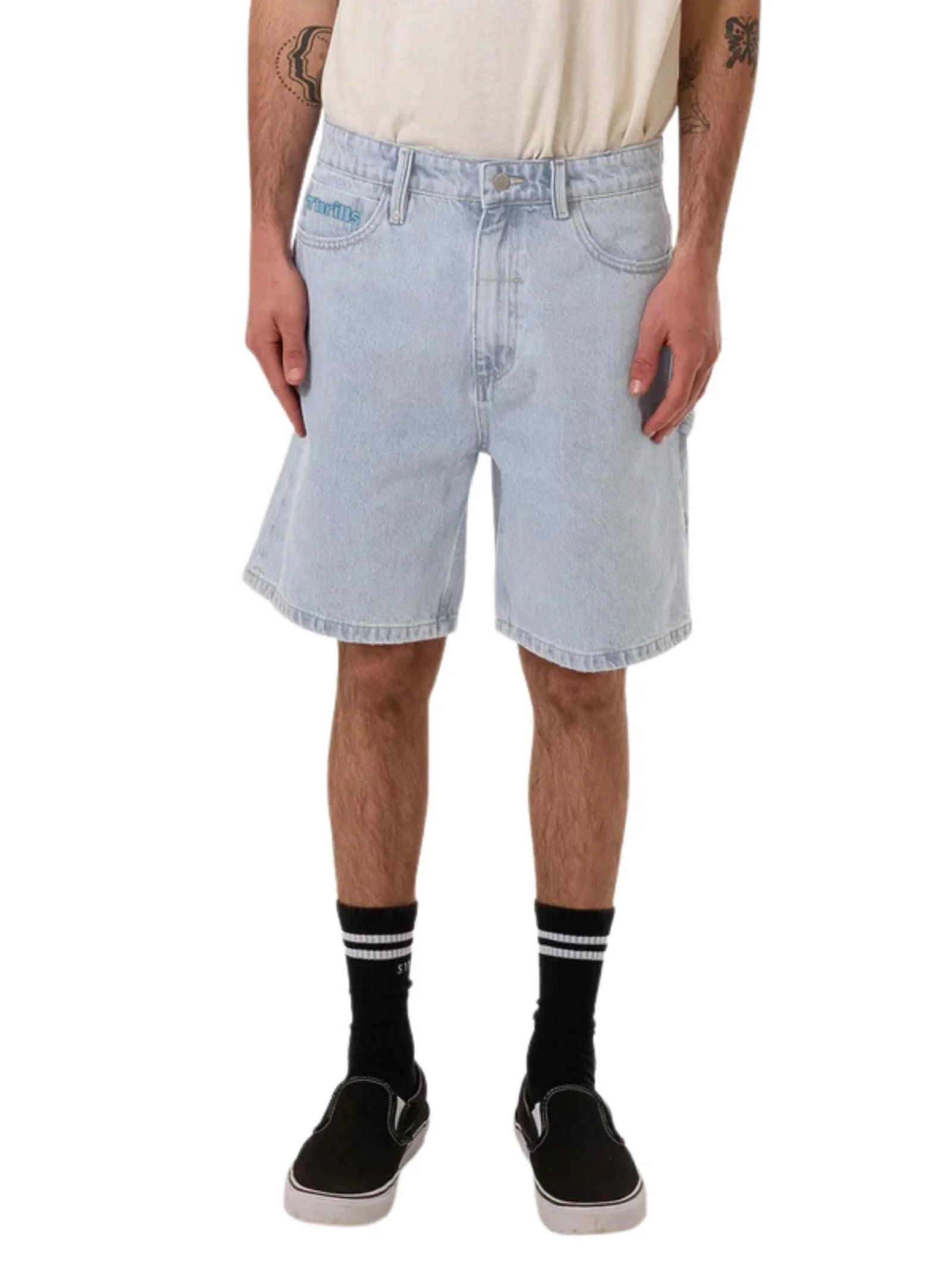 Hazed Slacker Denim Short