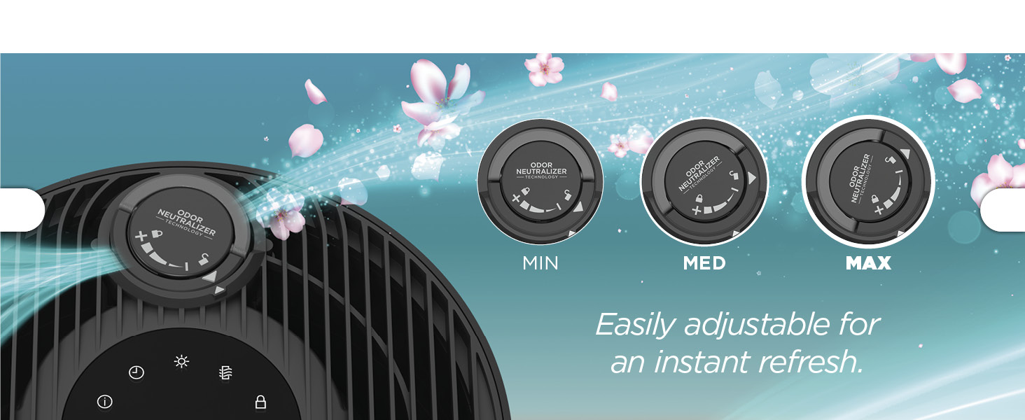 Easily adjustable for an instant refresh