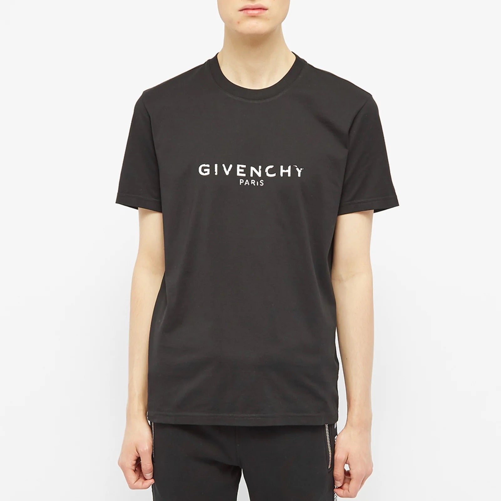 Givenchy Paris T-Shirt Black Slim Fit、mysite、Cacoeks