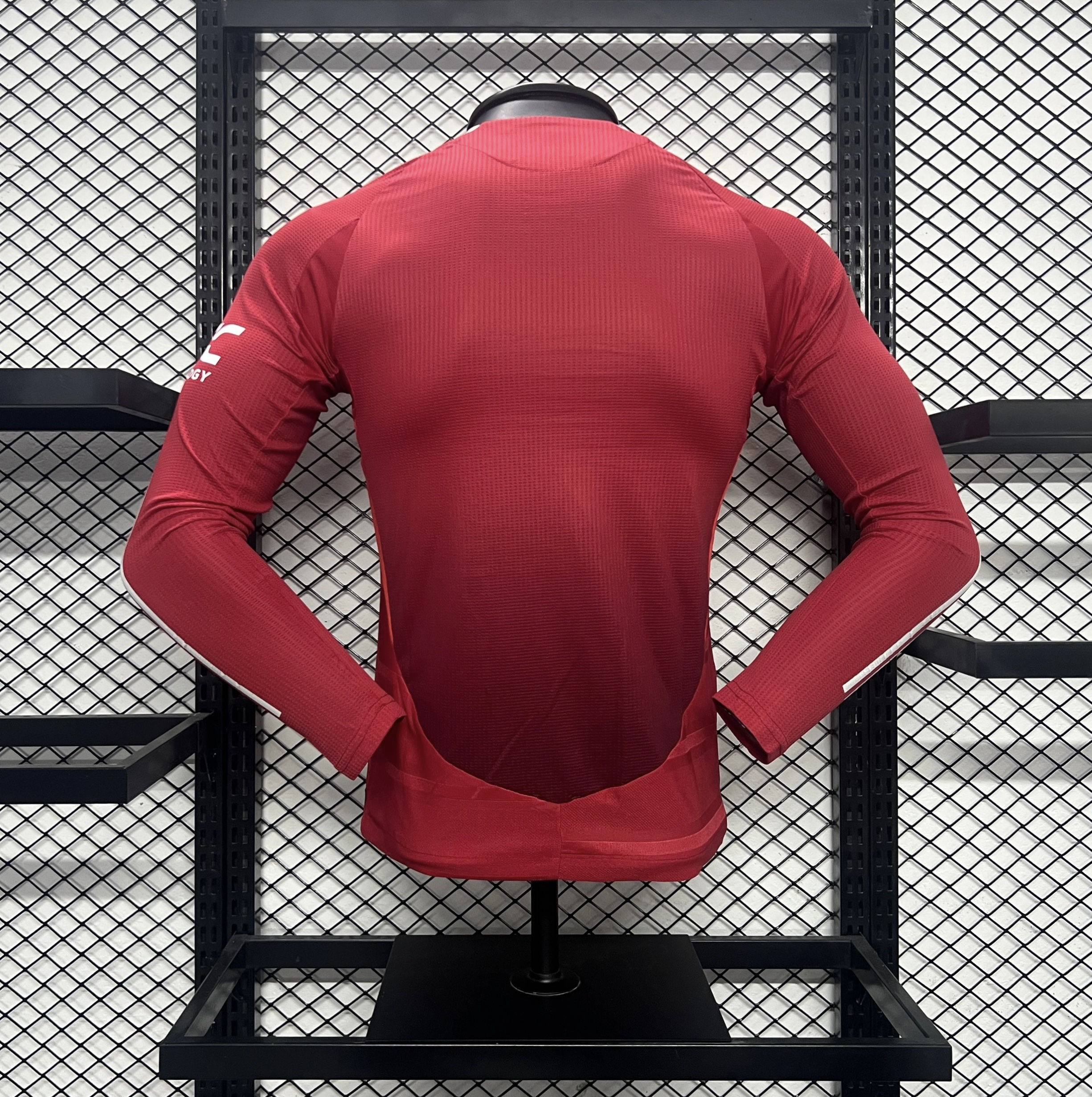 ManixJersey.com | Manchester United 24-25 Home Long Sleeve Jersey - Player Version -Customize Name, Number and Patch | Worldwide Shipping
