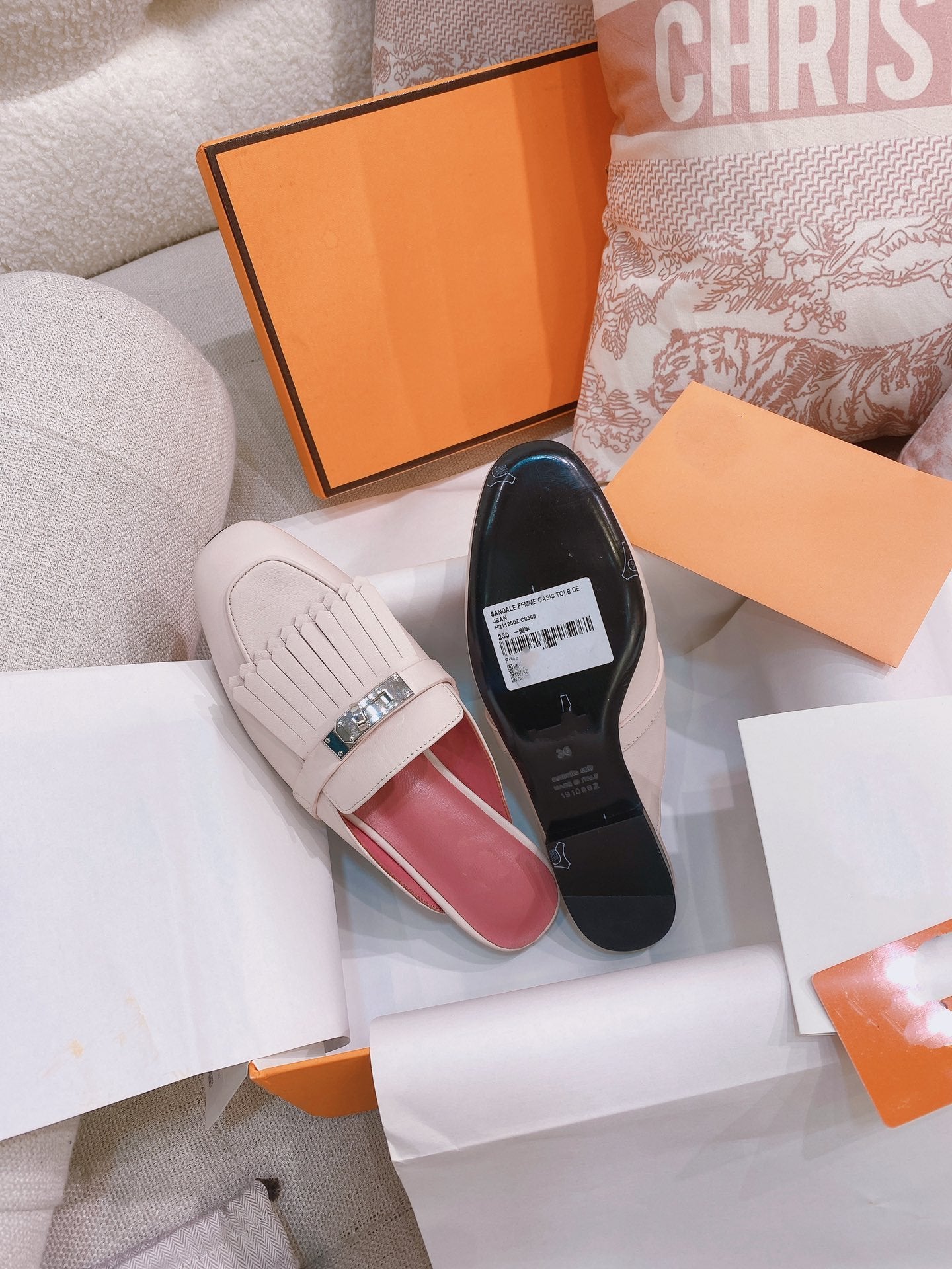 0Z Mule Fringed Light Pink、mysite、Cacoeks