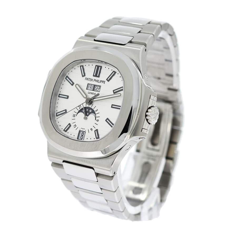 Patek Philippe Nautilus White Dial Replica-fasswatch