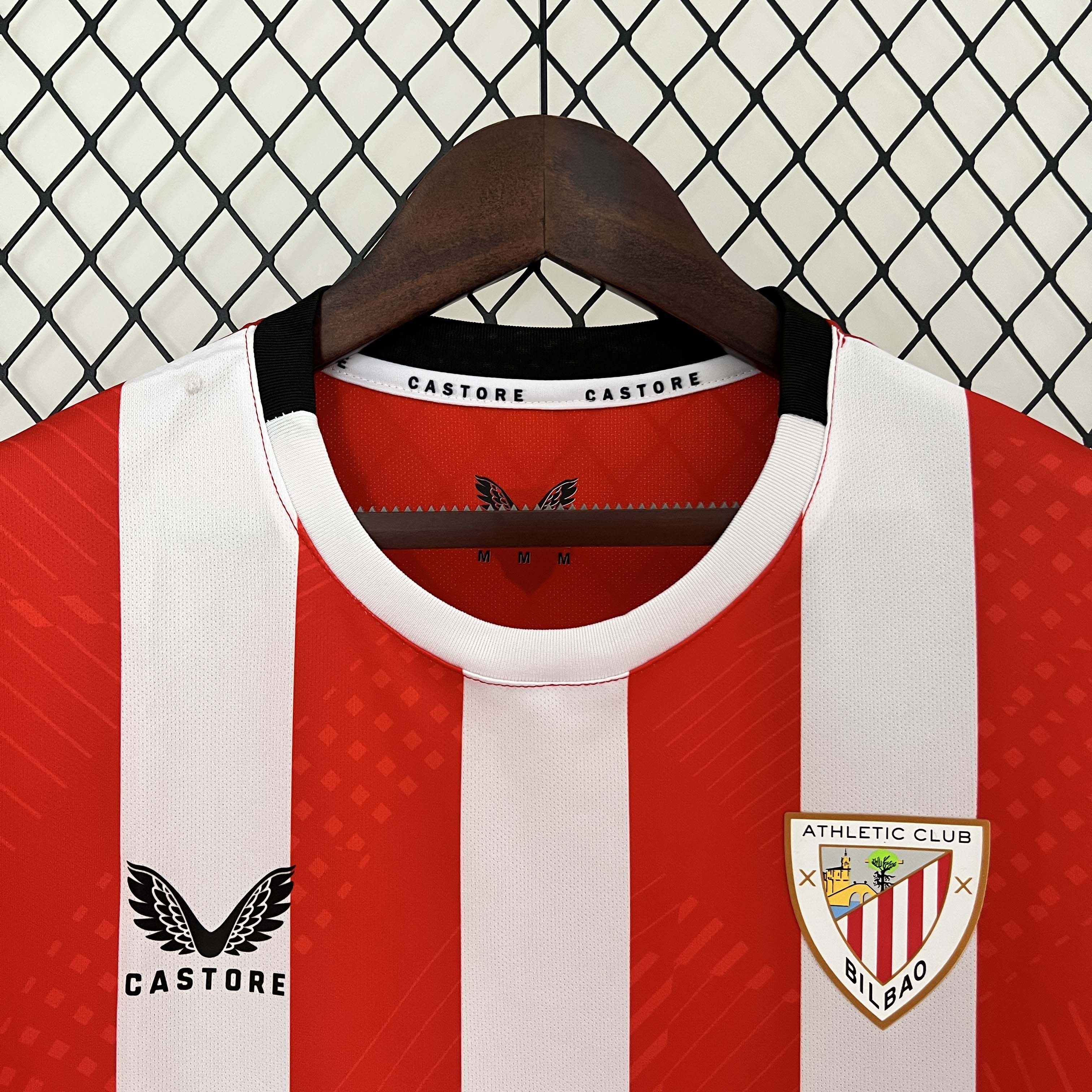 2024/2025 Athletic Bilbao Home Football Shirt 1:1 Thai Quality:football jersey mysite: unitedjerseyfootball 邓江浪:football