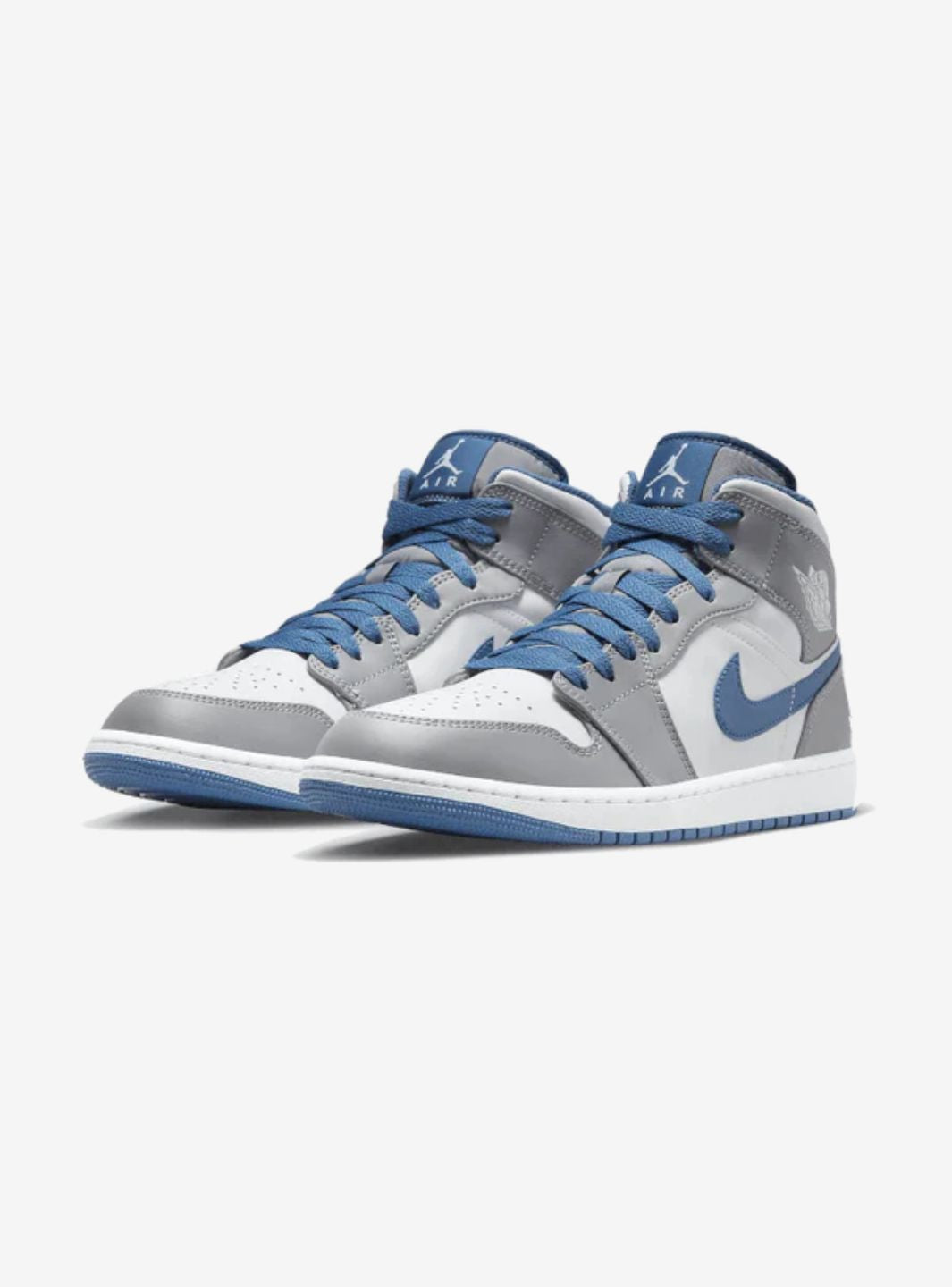 Air Jordan 1 Mid True Blue、JORDAN、Cacoeks