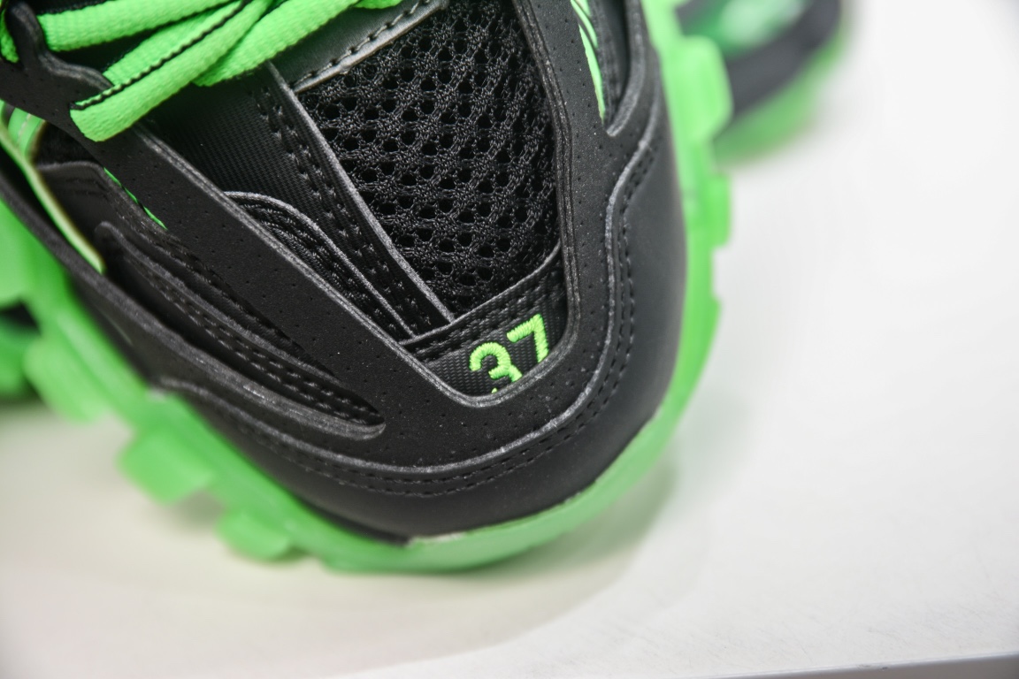 Balenciaga Track Trainer Black Fluo Green、mysite、Cacoeks