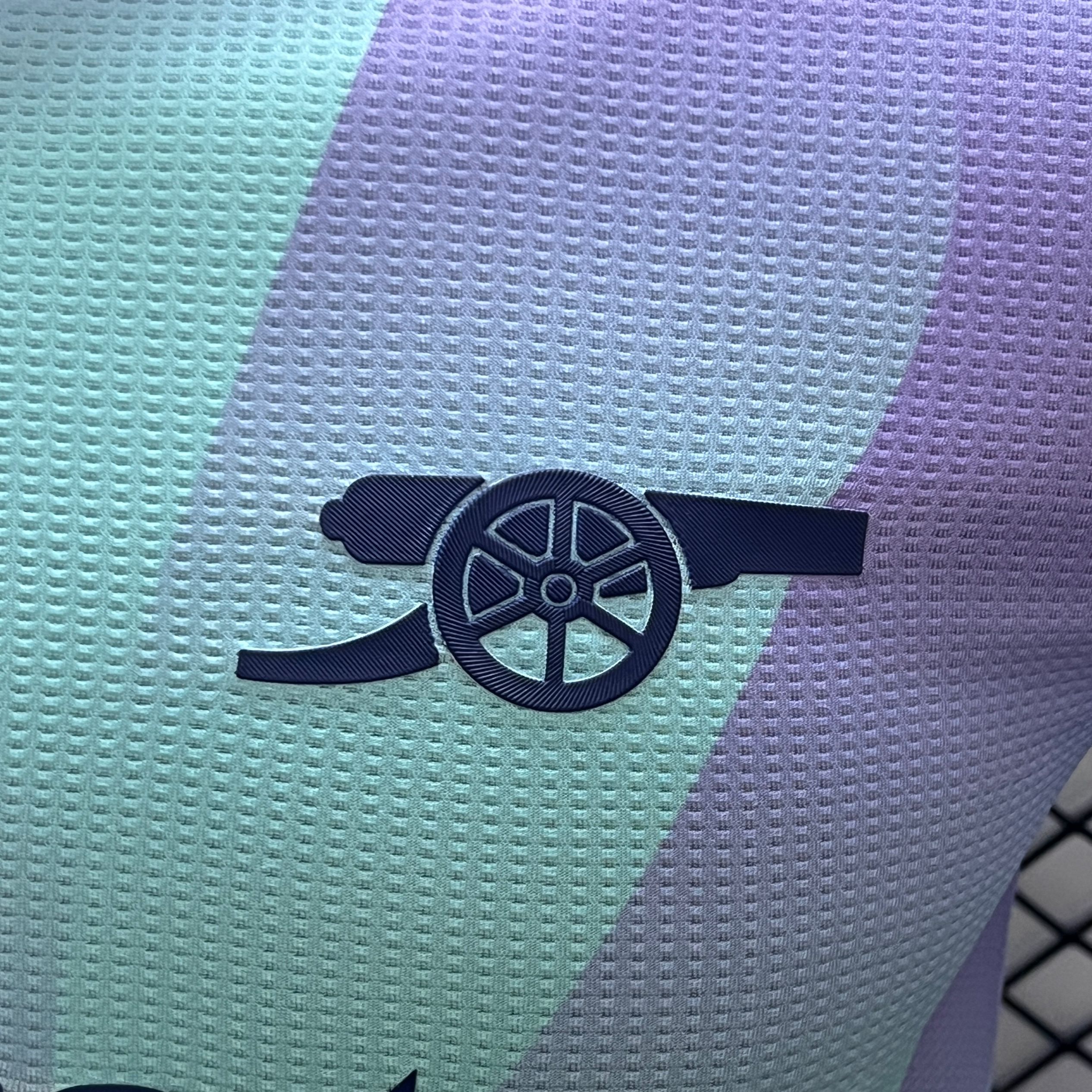 ManixJersey.com | Arsenal 24-25 Third Long Sleeve Jersey - Player Version -Customize Name, Number and Patch | Worldwide Shipping
