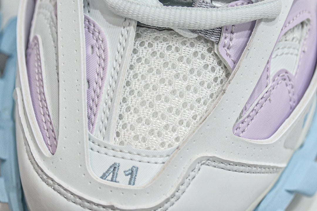 Balenciaga Track Mule in White Light Blue、mysite、Cacoeks