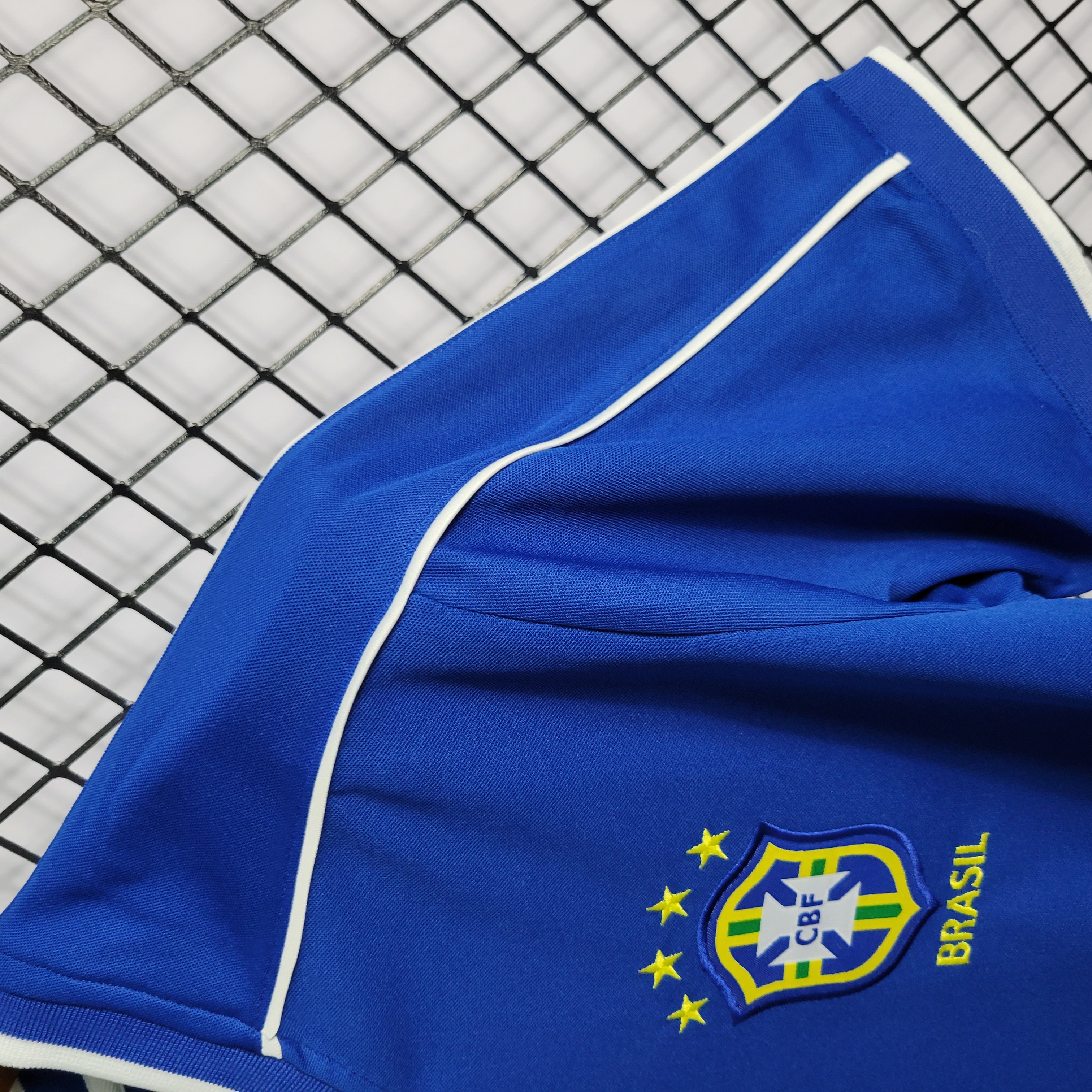 ManixJersey.com | Retro Brazil 1998 Away Stadium Jersey -Customize Name, Number and Patch | Worldwide Shipping
