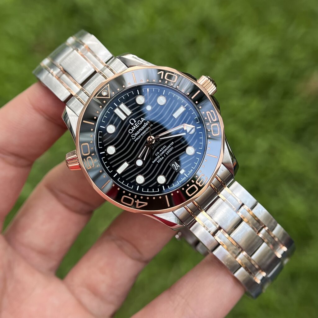 Đồng Hồ Omega Seamaster Replica 11 Demi Rose Nam 42mm (3)