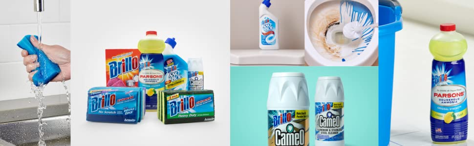 Brillo Product Collage