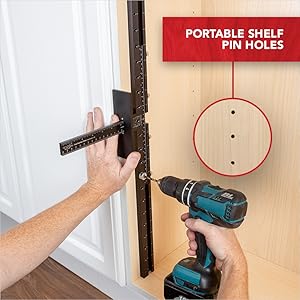 cabinet hardware jig handle template pull knob drawer punch locator drill true position tools