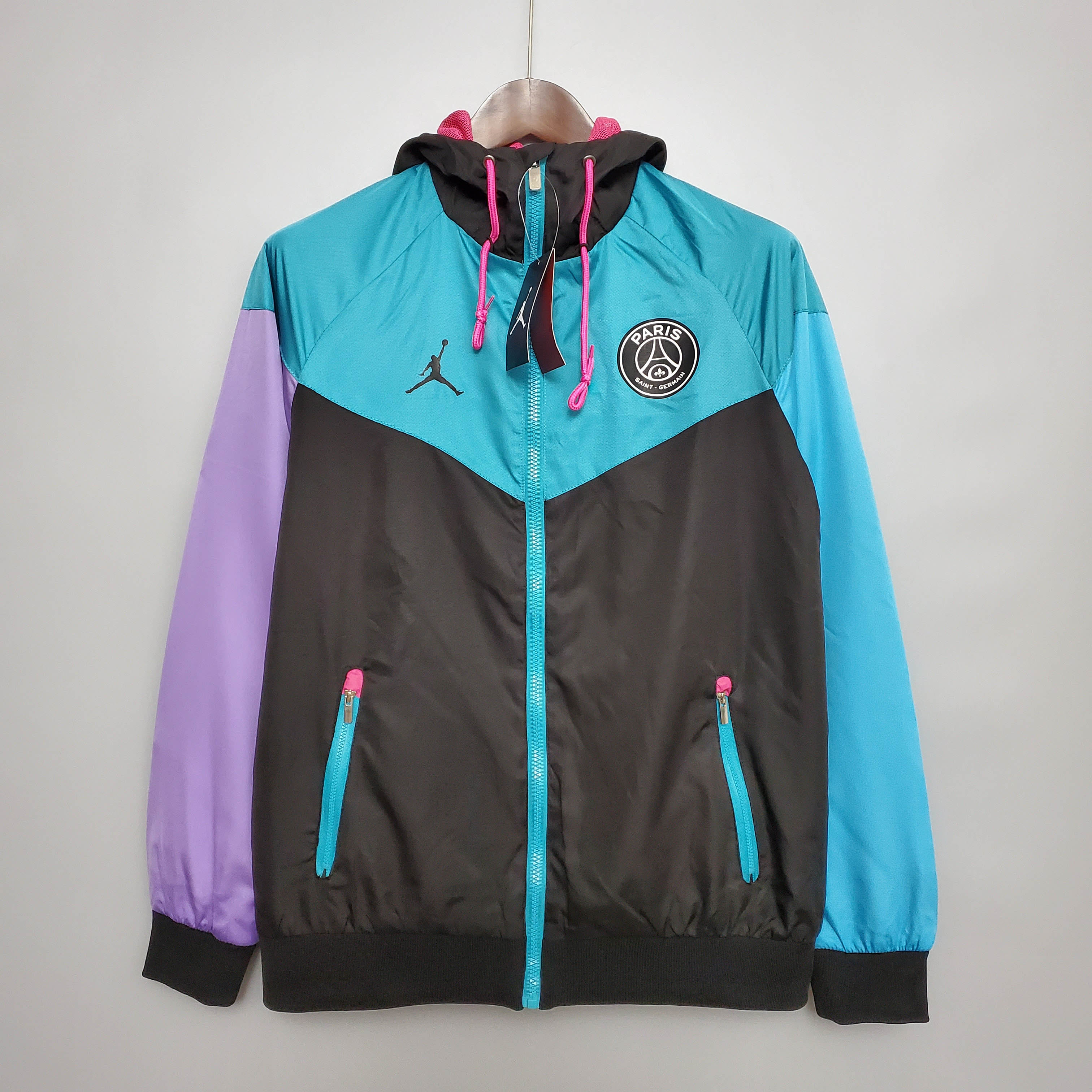 2021 Windbreaker Psg Paris Saint-Germain Black-Blue-Purple:football jersey mysite: unitedjerseyfootball 邓江浪:football