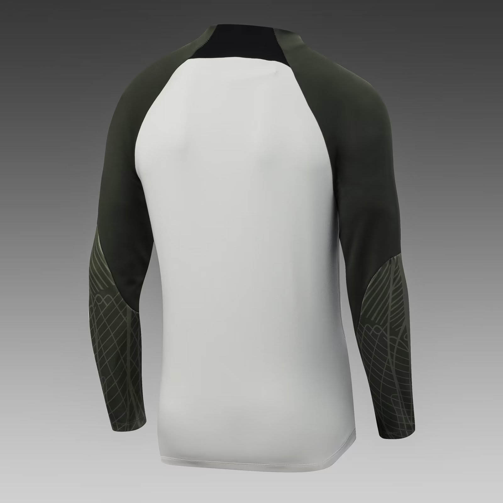 2023/2024 Barcelona Half-Pull Training Suit Grey Jersey Set:football jersey mysite: unitedjerseyfootball 邓江浪:football