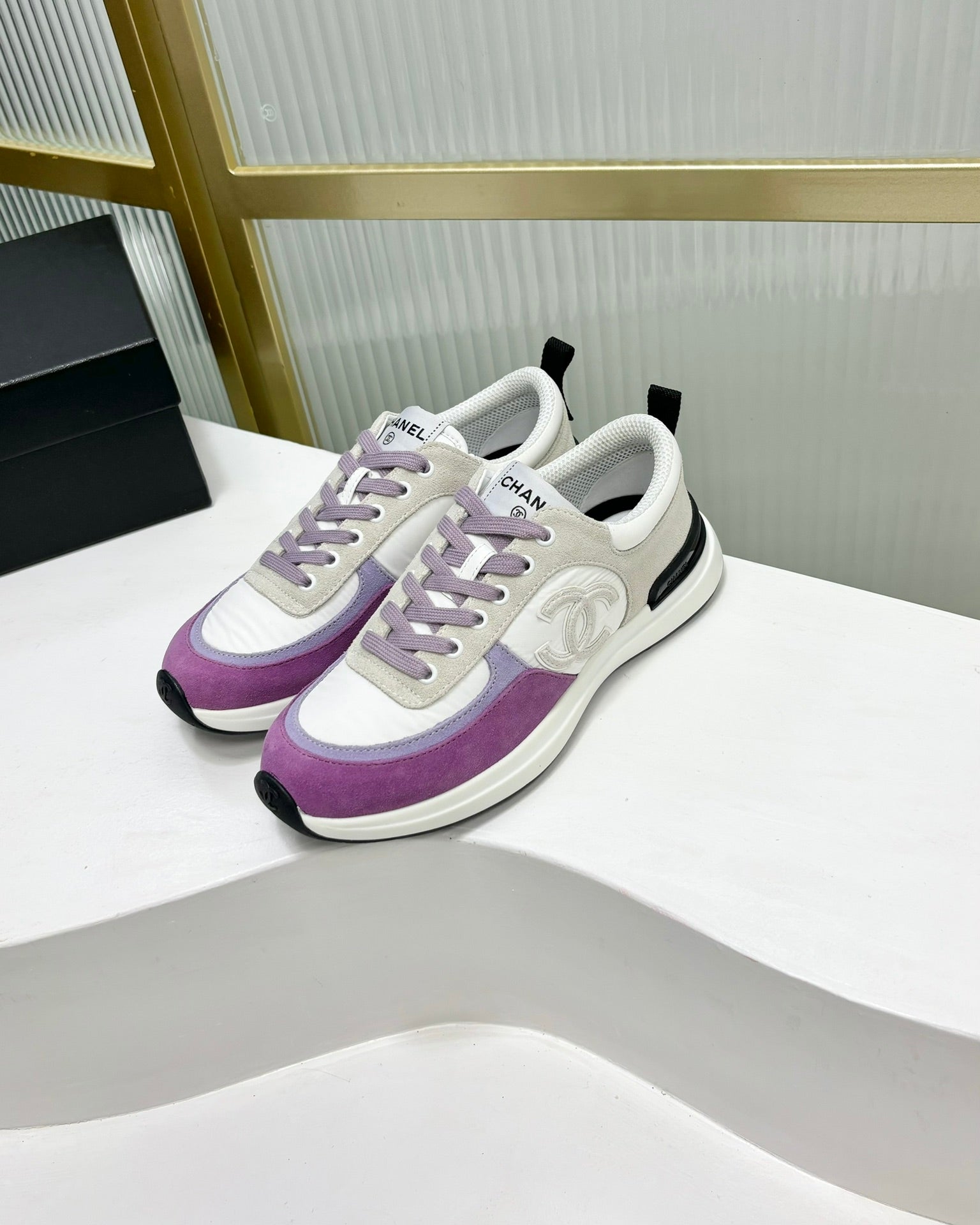 SNEAKER IN VIOLET MIX GREY SUEDE、mysite、Cacoeks