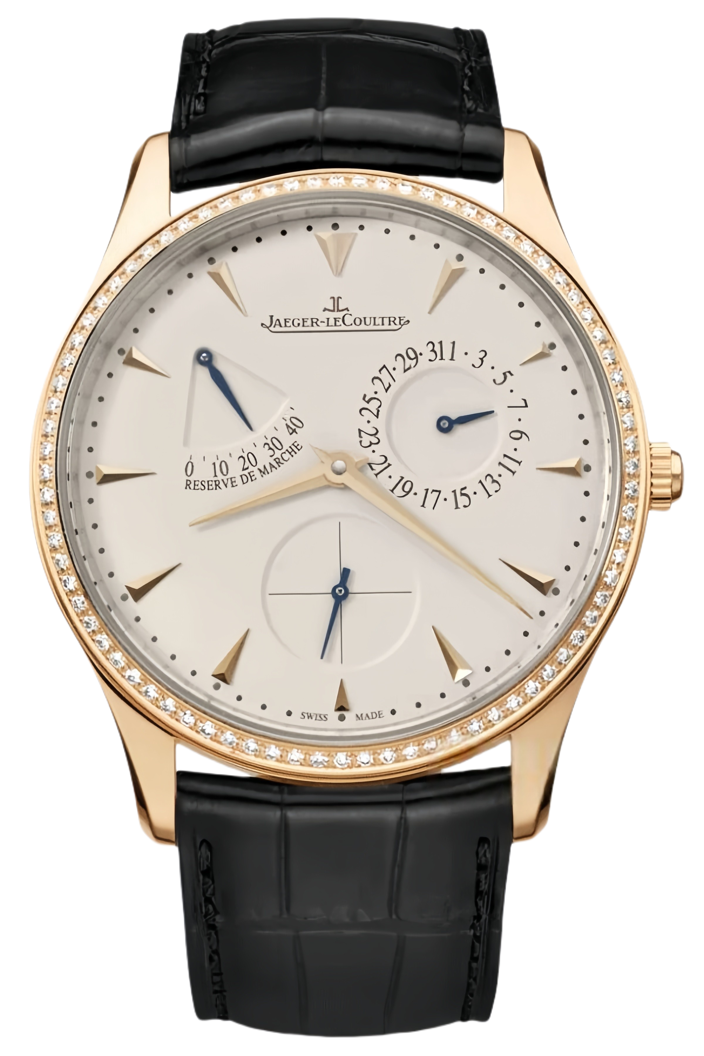 Jaeger-LeCoultre Master Ultra Thin Moon Ref. Q1372501 Super Clone Watch – Silver Dial Rose Gold Case Brown Leather Strap Fake Replica
