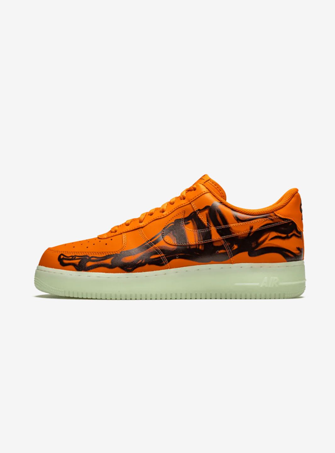 Nike Air Force 1 Low Orange Skeleton Halloween (2020)、NIKE、Cacoeks