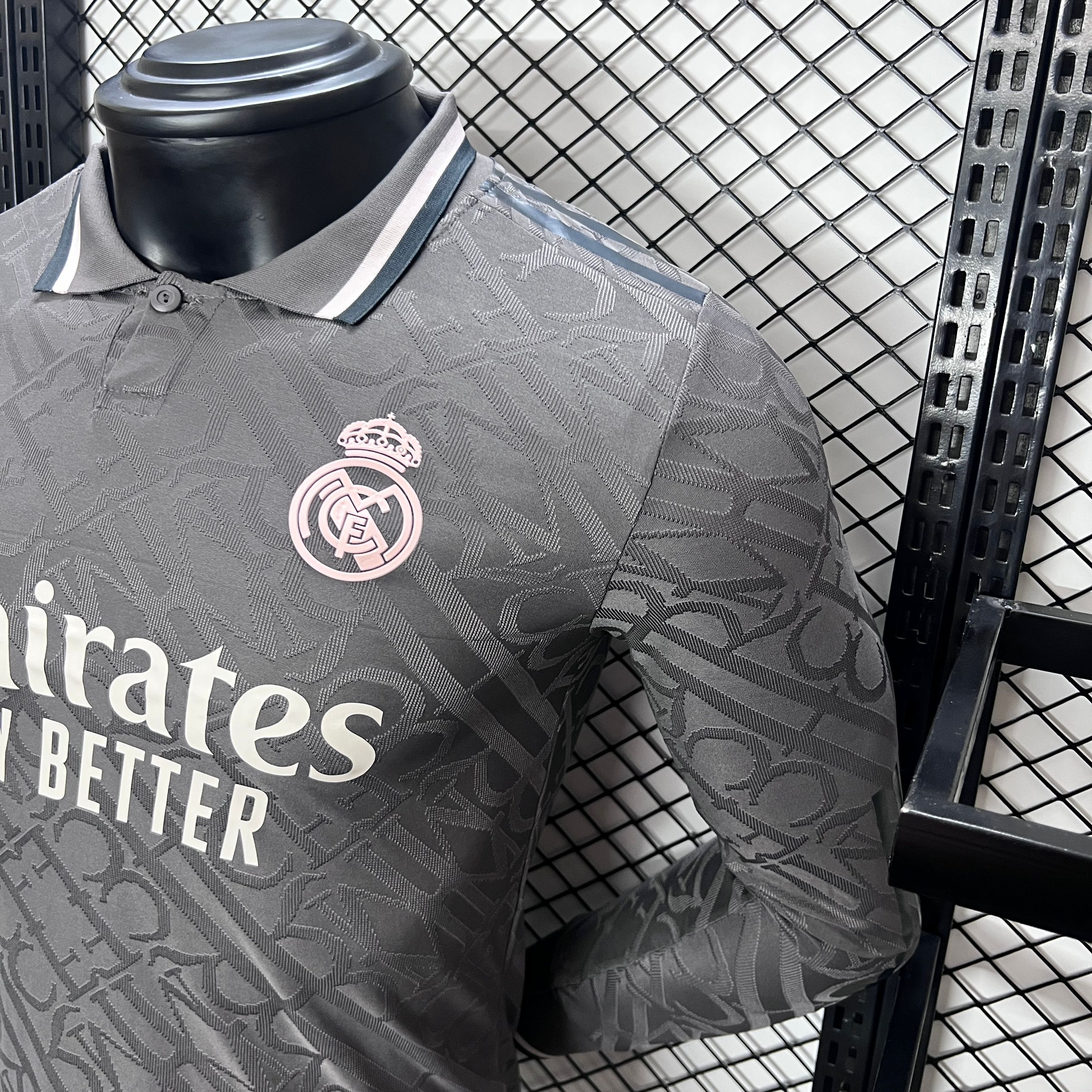 ManixJersey.com | Real Madrid 24-25 Third Long Sleeve Jersey - Player Version -Customize Name, Number and Patch | Worldwide Shipping