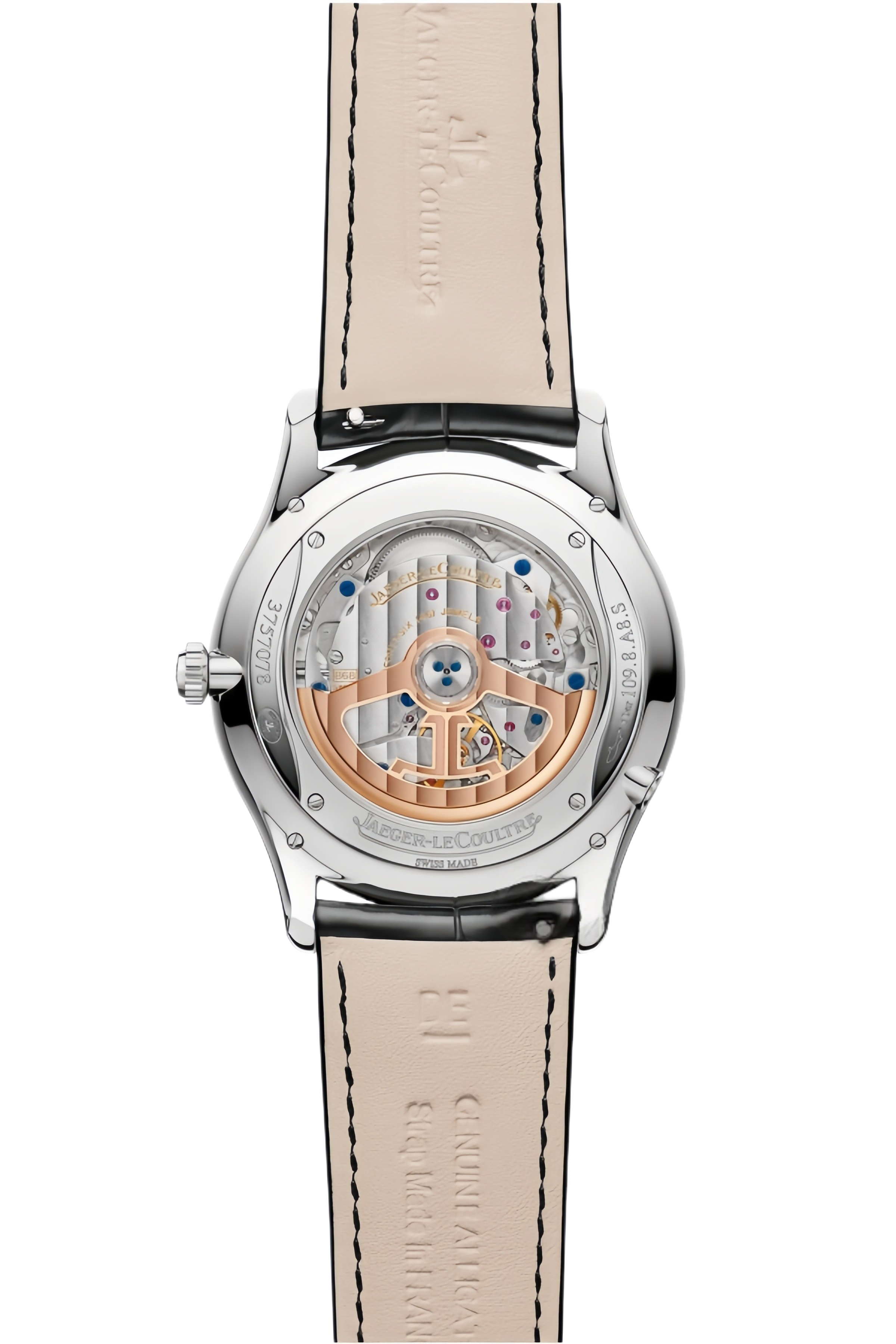 Jaeger-LeCoultre Master Ultra Thin Ref. Q114842J Super Clone Watch – Silver Dial Stainless Steel Case Black Leather Strap Replica