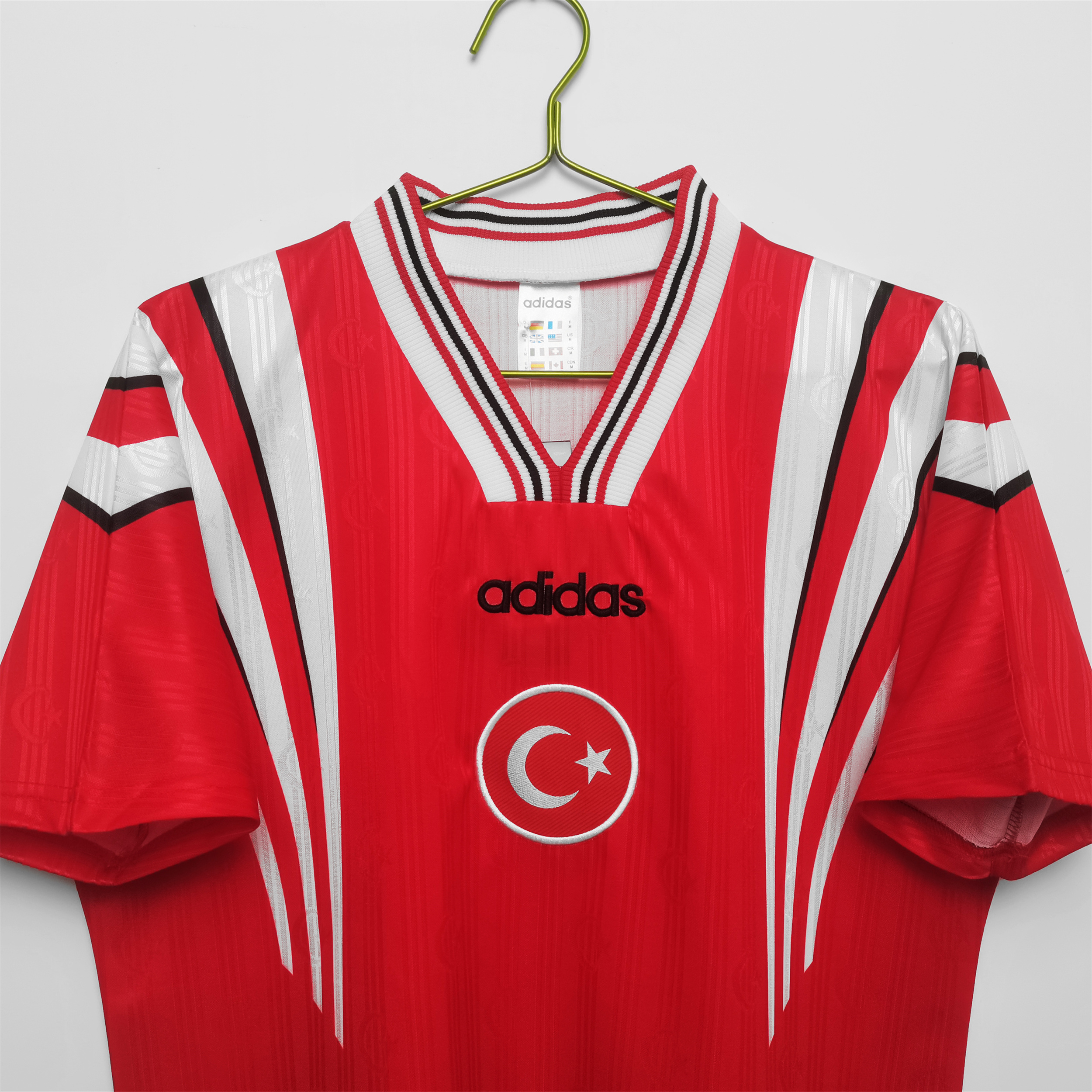 GlobeJersey-Retro Turkey 1996 Home Stadium Jersey