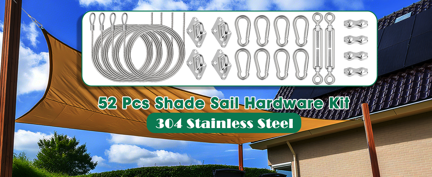 Shade Sail Hardware Kit
