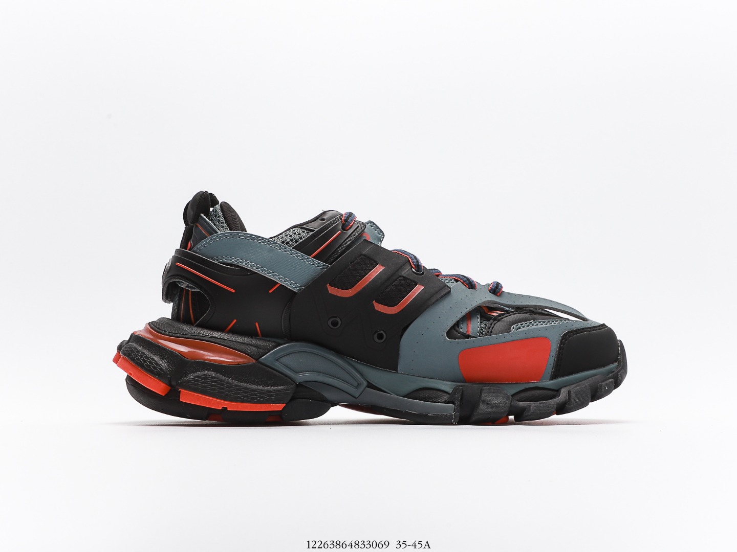 Balenciaga Track Trainer in Dark Grey Orange、mysite、Cacoeks