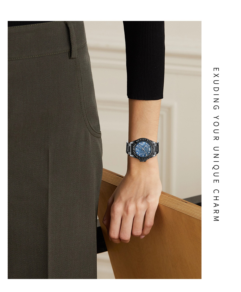 2022 Ever Move Women'S Luxury Fashion Watch Jewelry Diamond Japanese Movement Quartz Dress Watch