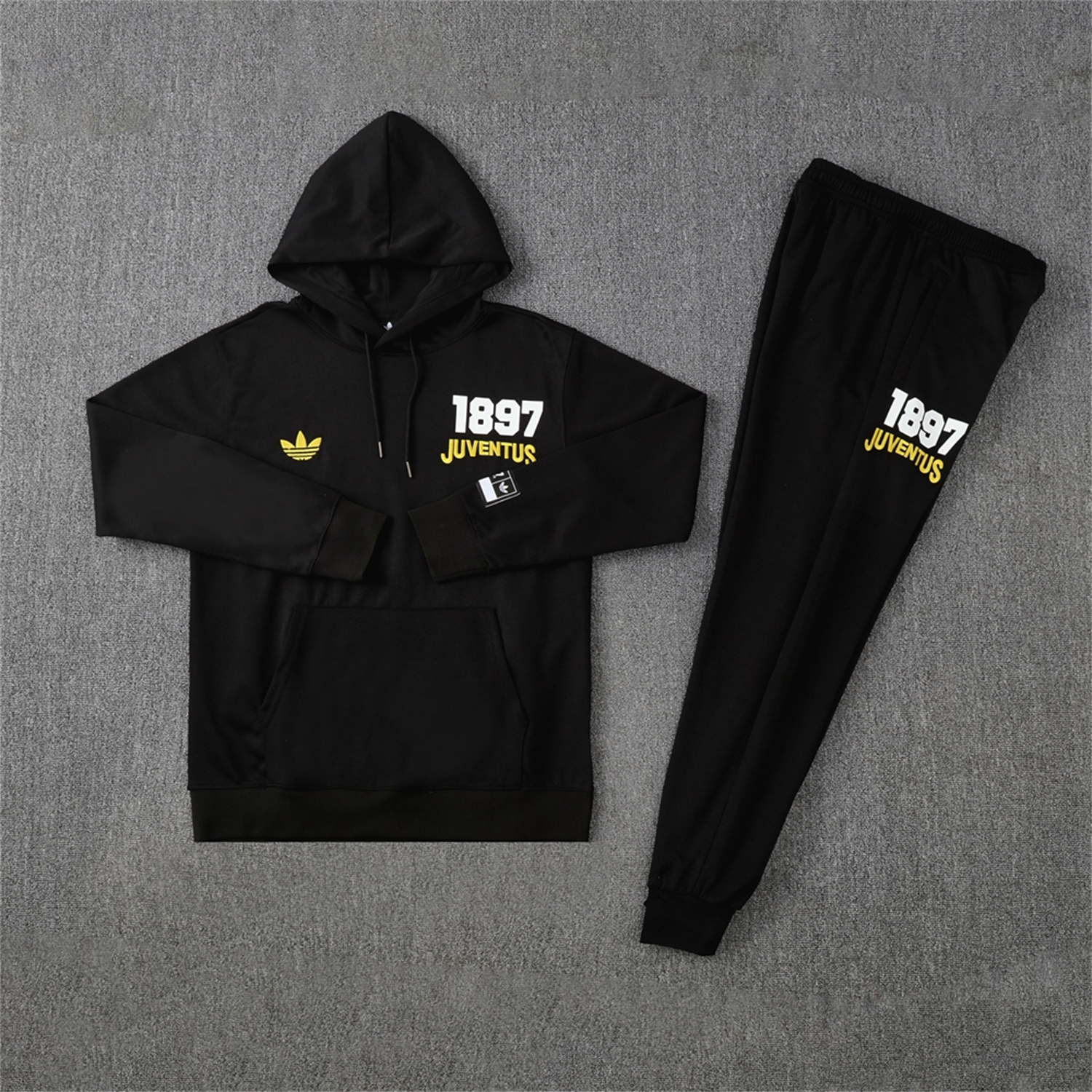 foot-Juventus 25-26 Originals Varsity Hoodie Set - Black Hoodie and Pants