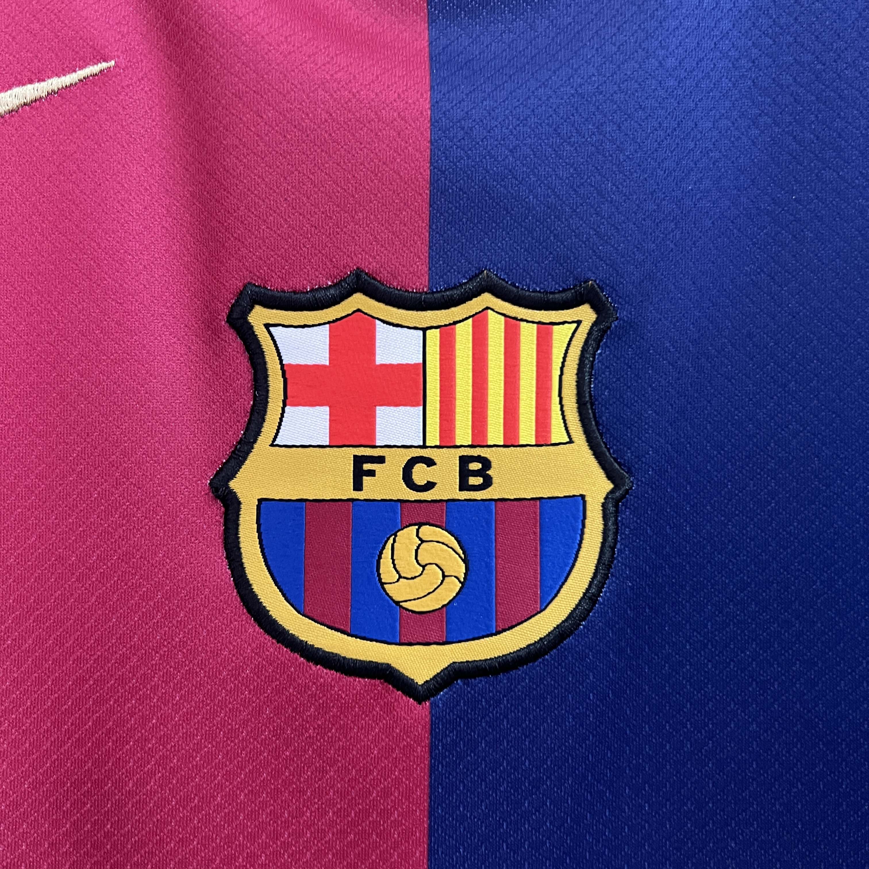 2024/2025 Barcelona Home Football Shirt 1:1 Thai Quality:football jersey mysite: unitedjerseyfootball 邓江浪:football