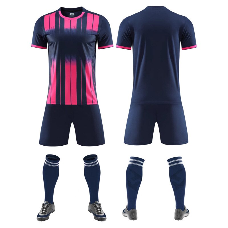 Sportswear customization Football training clothing Summer football clothes Men Boys Soccer Clothes Sets Short Sleeve Tracksuit