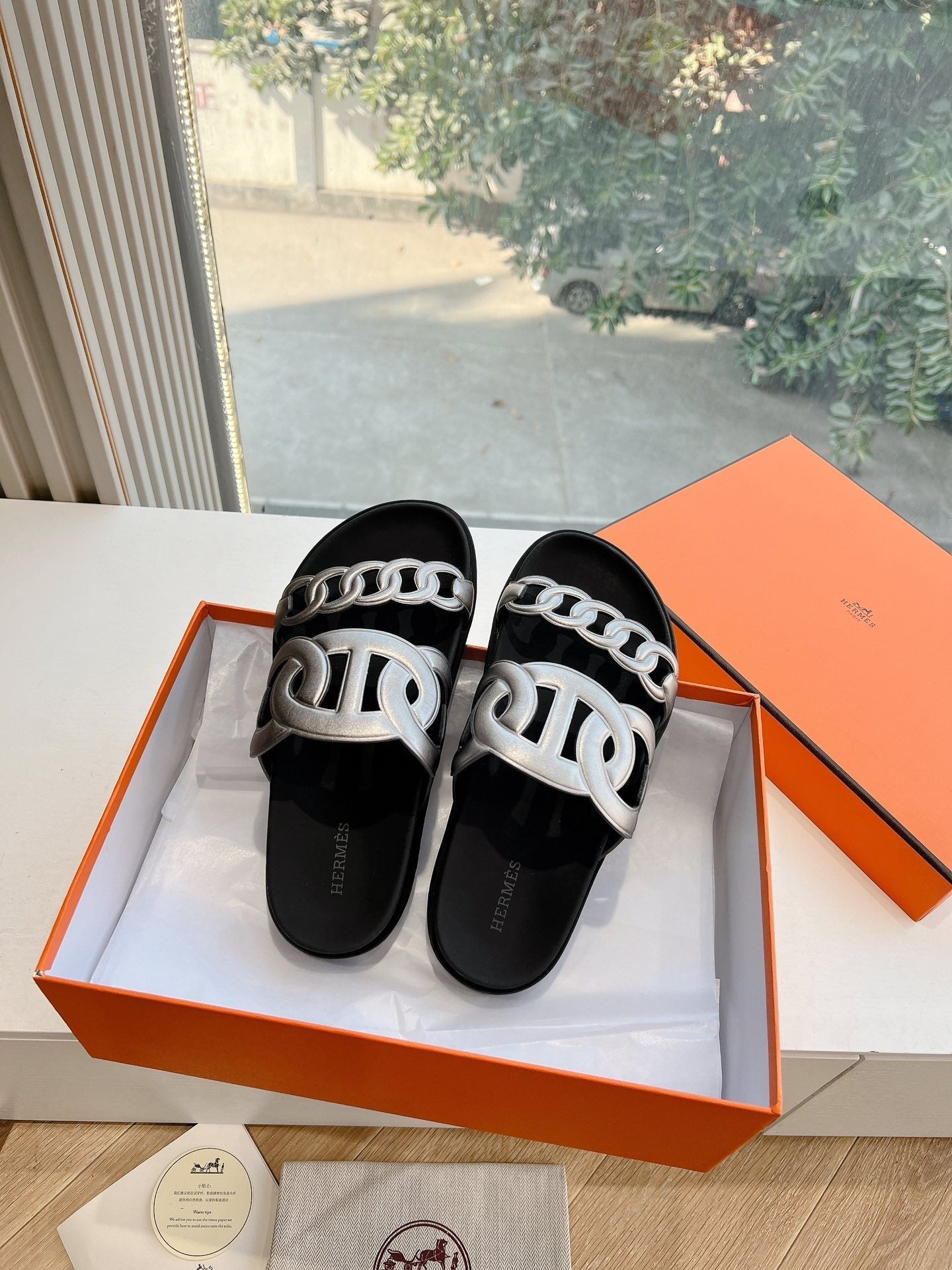 EXTRA SANDAL IN SILVER CALFSKIN、mysite、Cacoeks