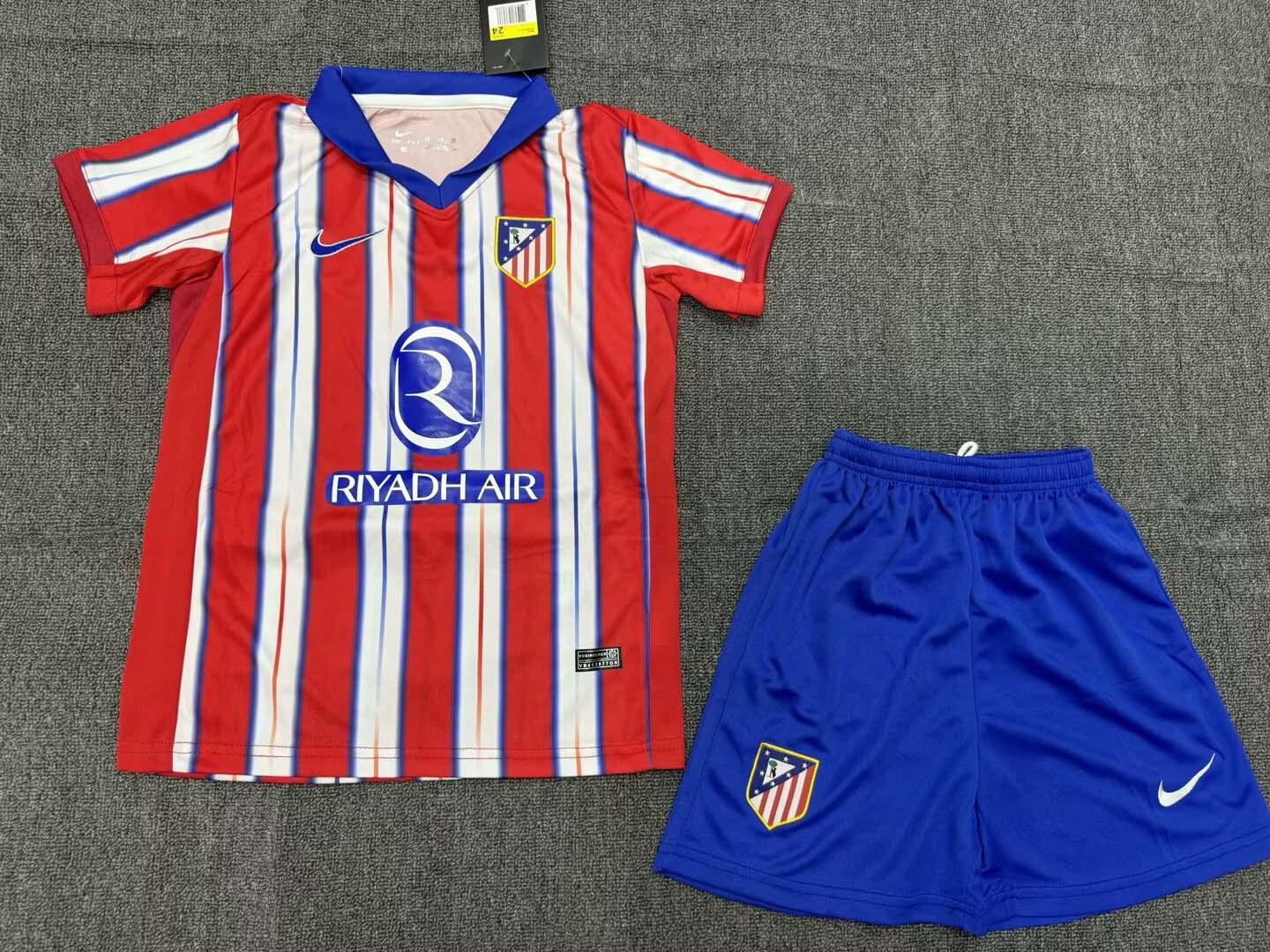 2024/2025 Atletico Madrid Home Soccer Jersey 1:1 Thai Quality Kids Size:football jersey mysite: unitedjerseyfootball 邓江浪:football